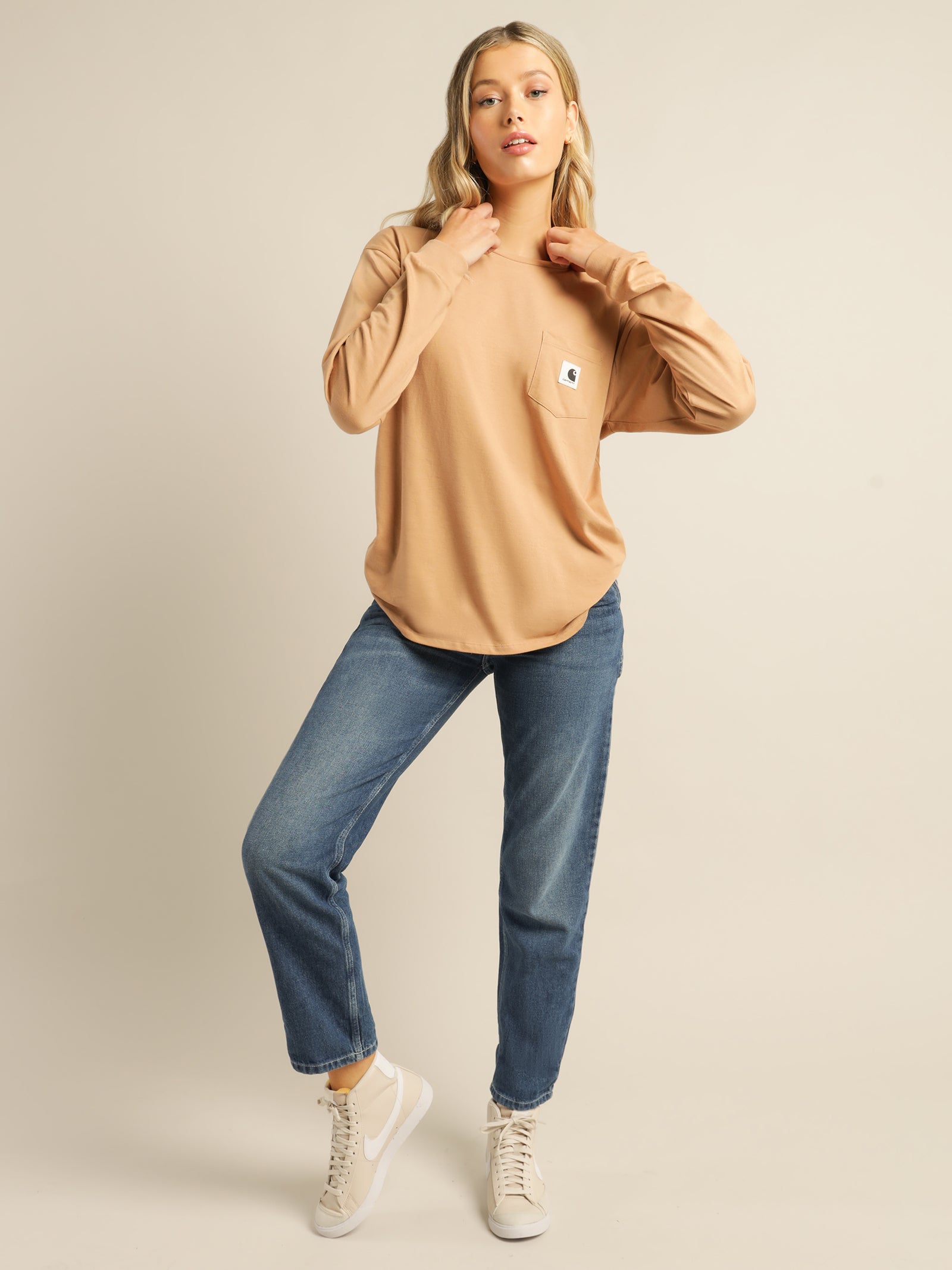 Long Sleeve Pocket T-Shirt