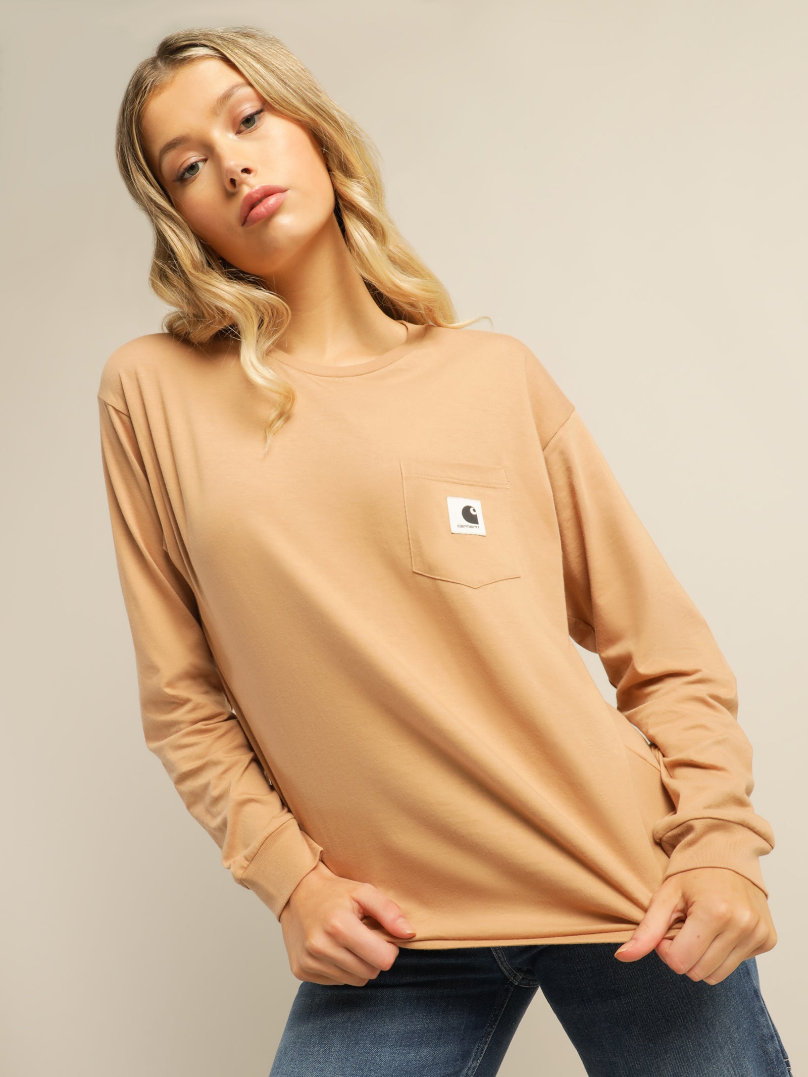 Long Sleeve Pocket T-Shirt