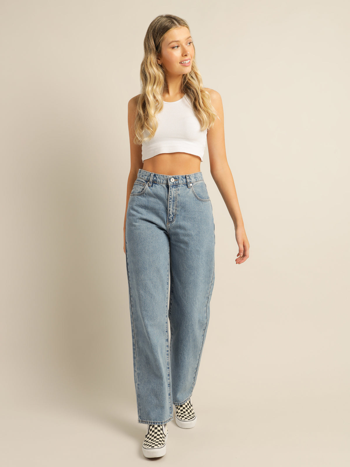 A Slouch Jeans in Georgia Blue
