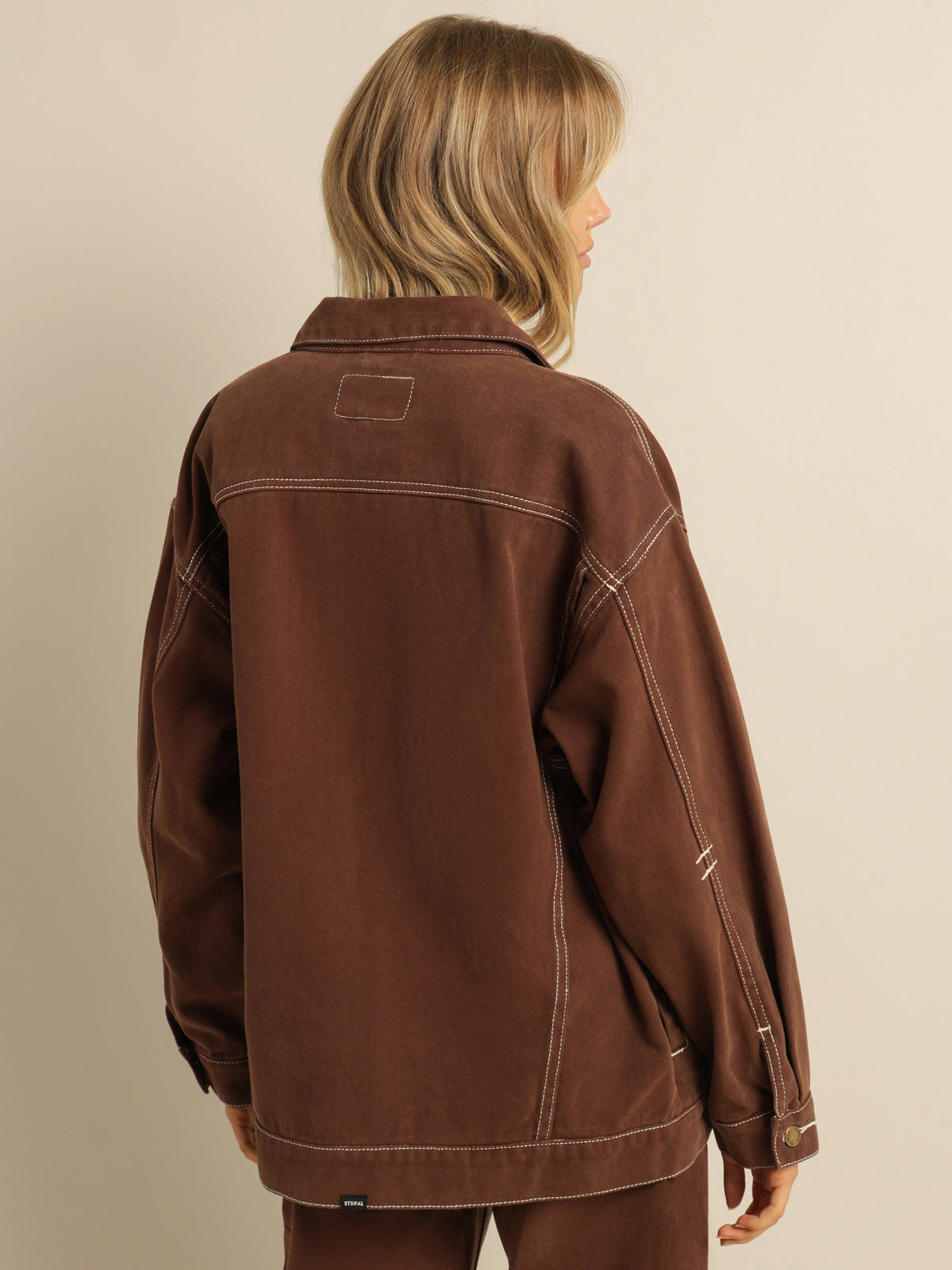 Madi Jacket in Washed Cocoa