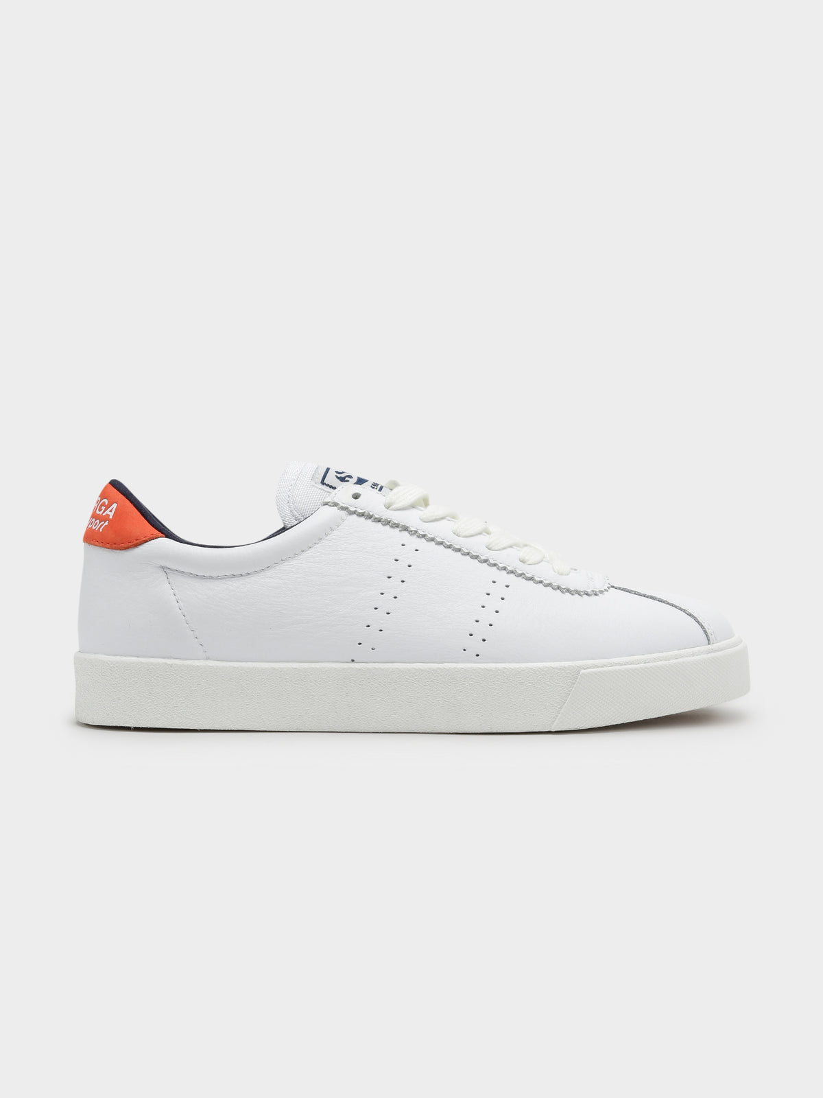 Unisex 2843 Club S Comfleau in White &amp; Red