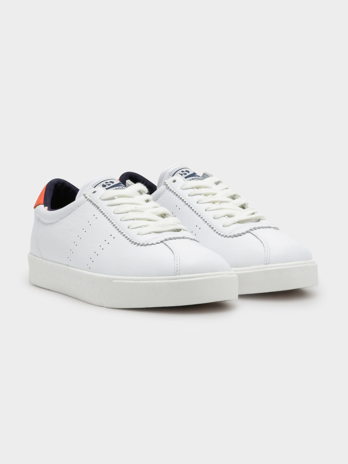 Unisex 2843 Club S Comfleau in White &amp; Red