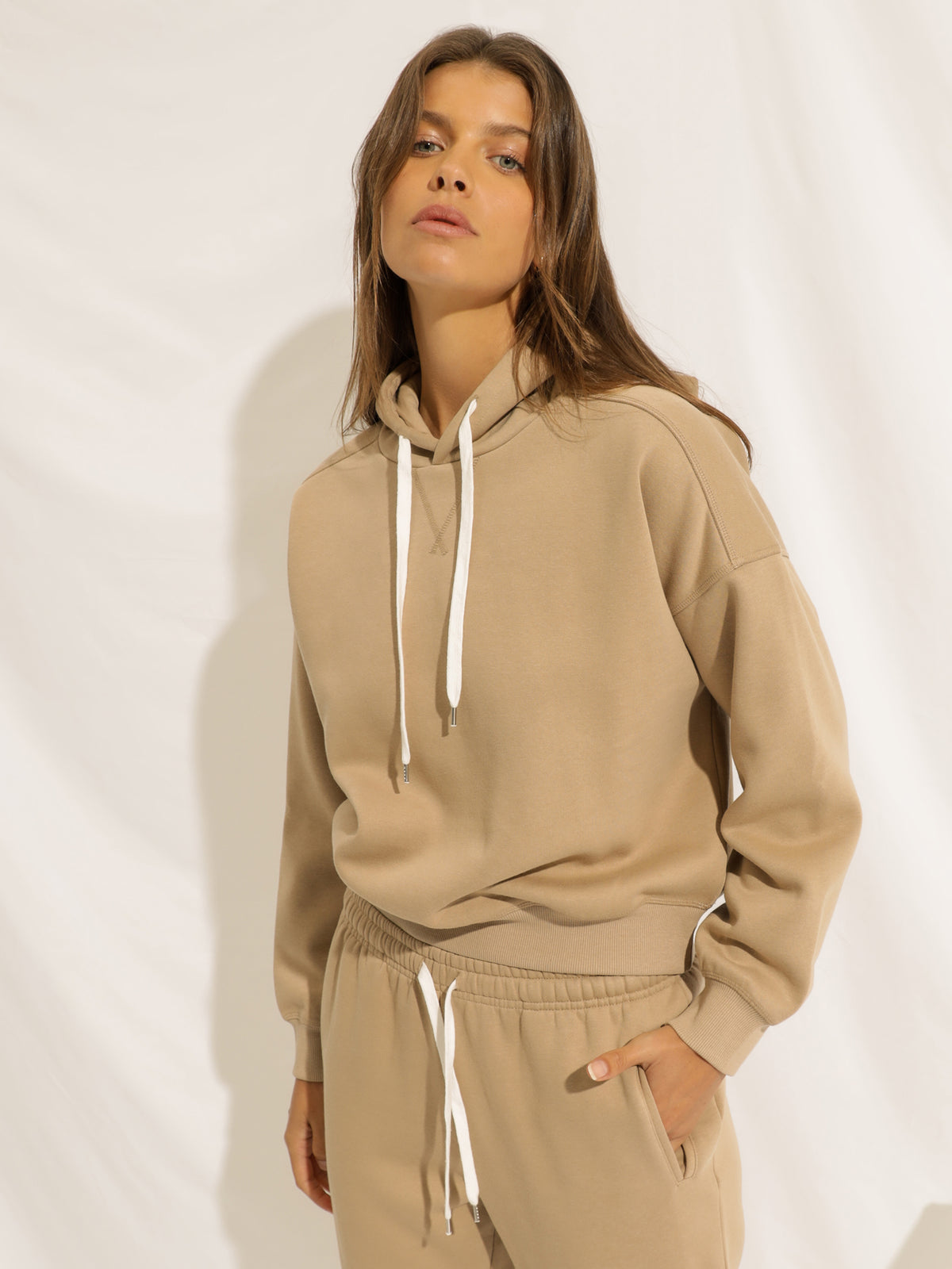 Nude Lucy Carter Classic Hoodie | Sepia