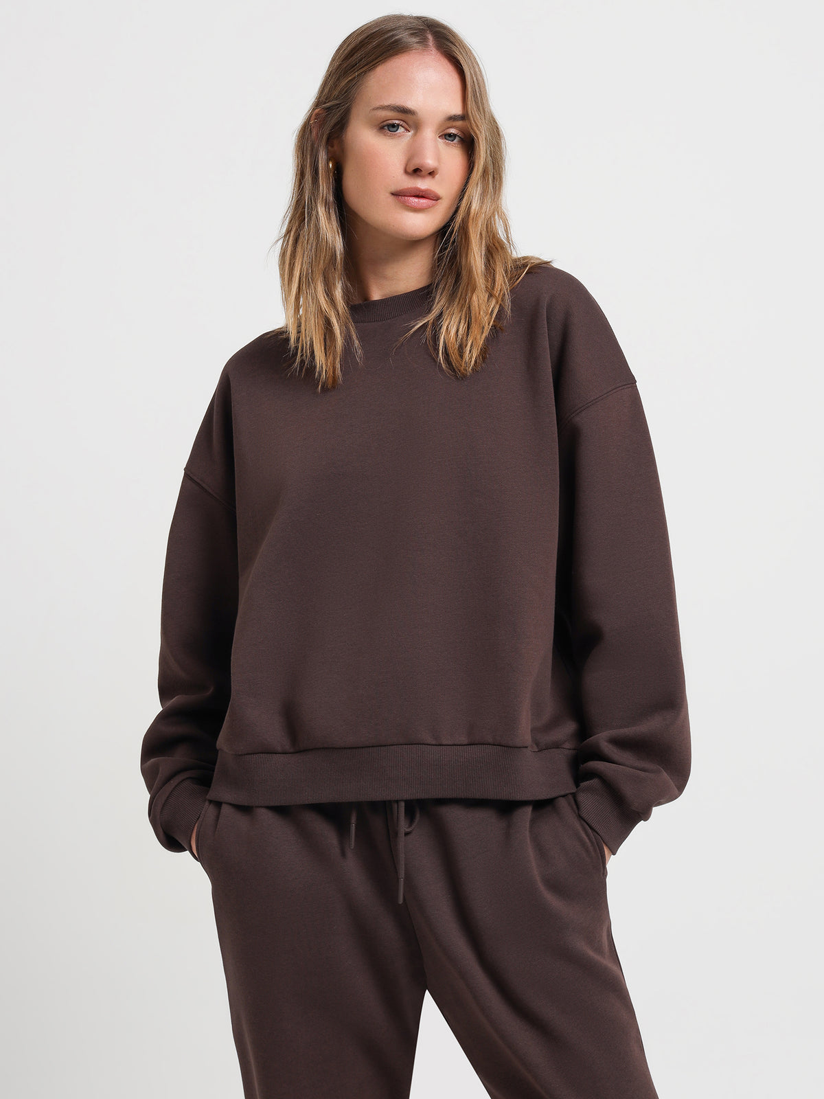 Carter Curated Sweater in Bark