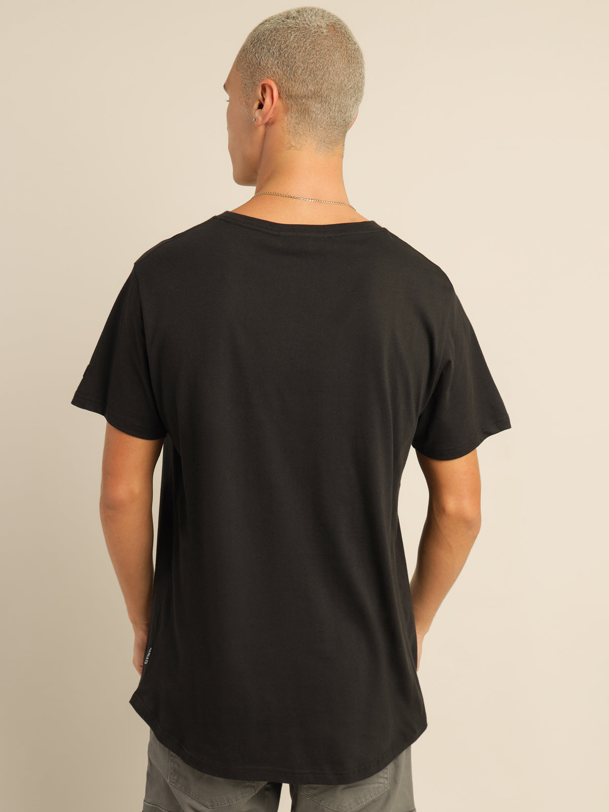 Allied Reflective T-Shirt in Black
