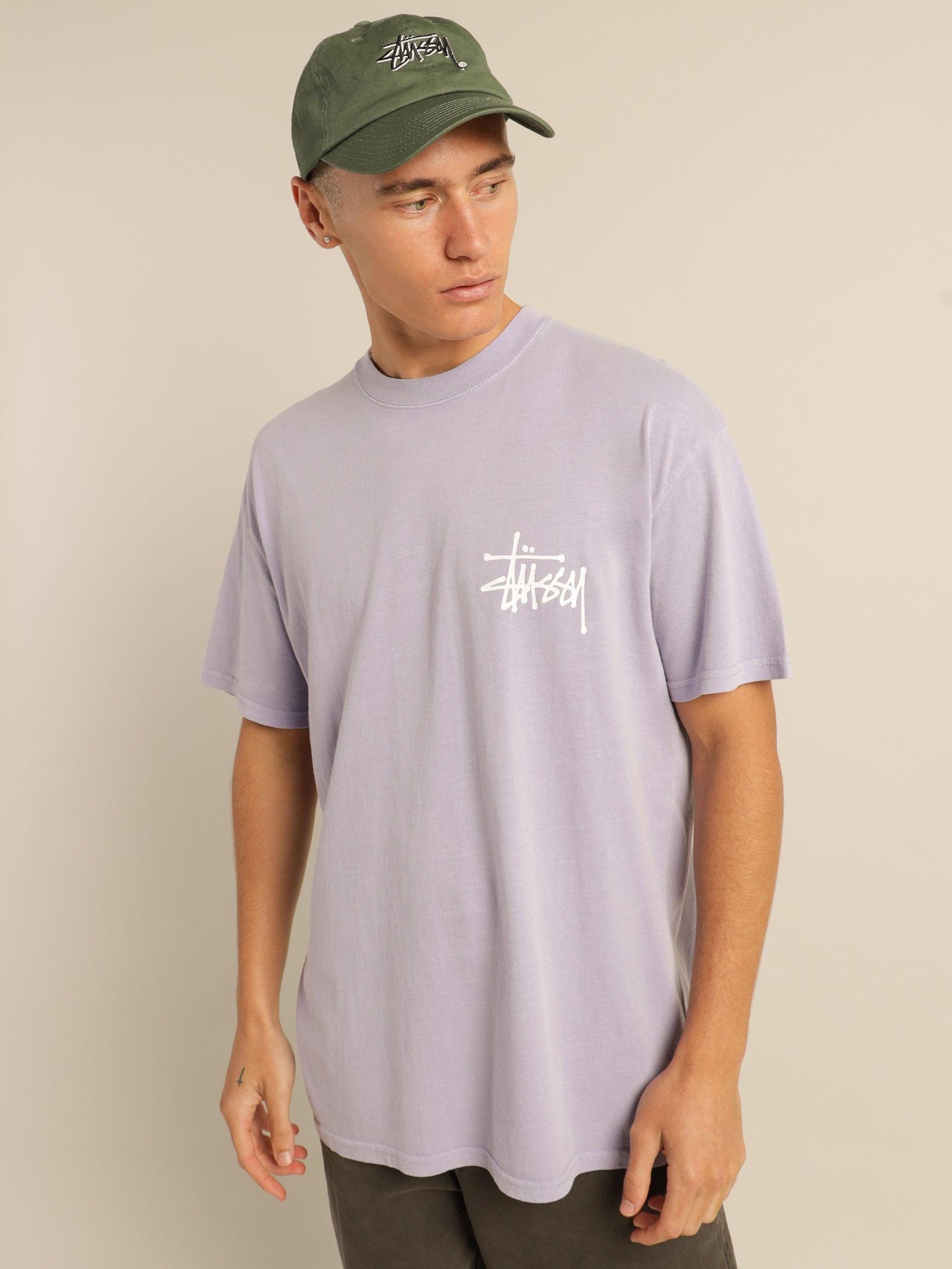 Dyed Shirt Stussy Purple Tee Stussy Pigment Graffiti T-Shirt Dyed Shirt Stussy Purple Tee Stussy Pigment Graffiti T-Shirt