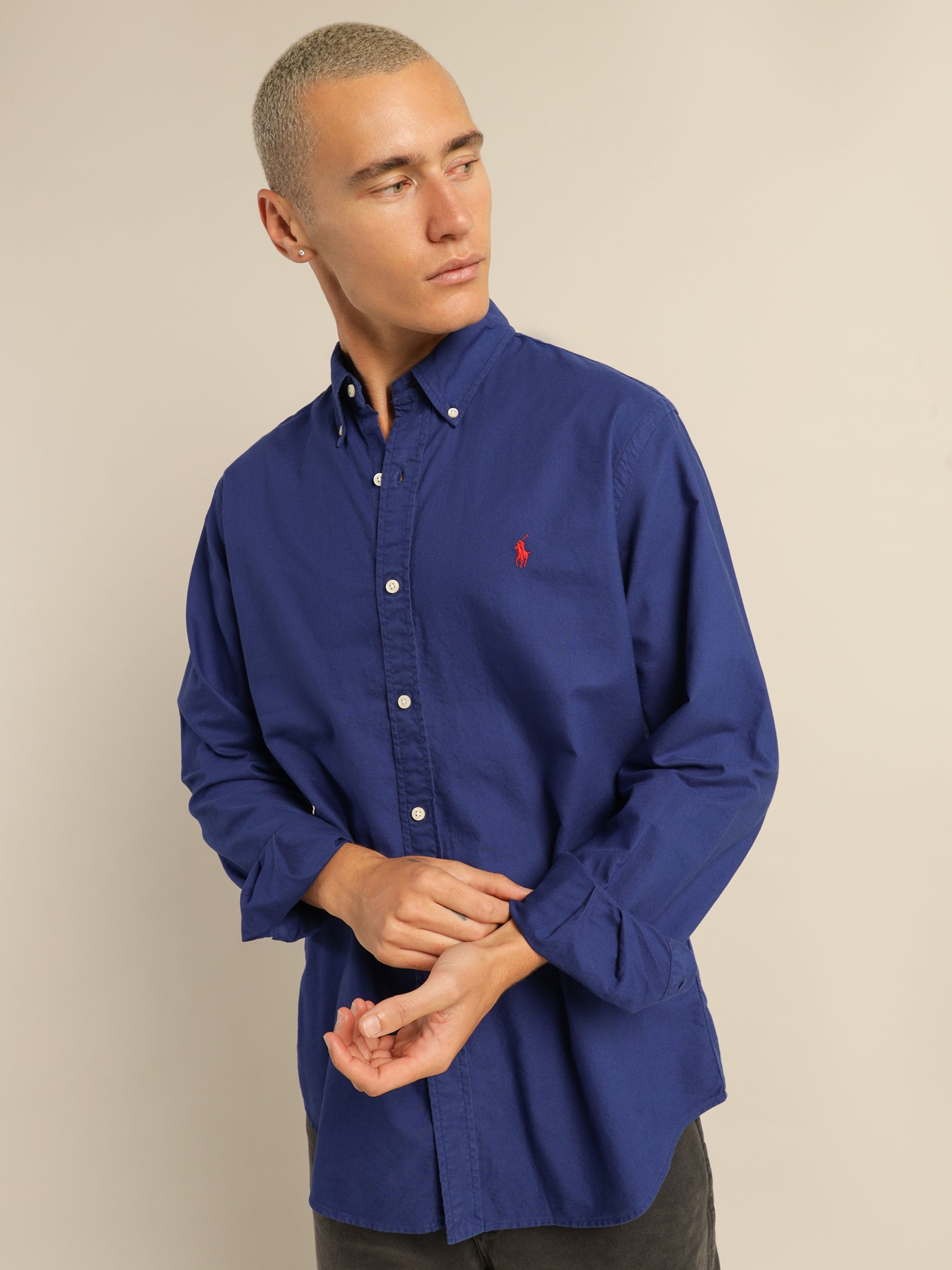 Polo Custom Fit Oxford Shirt