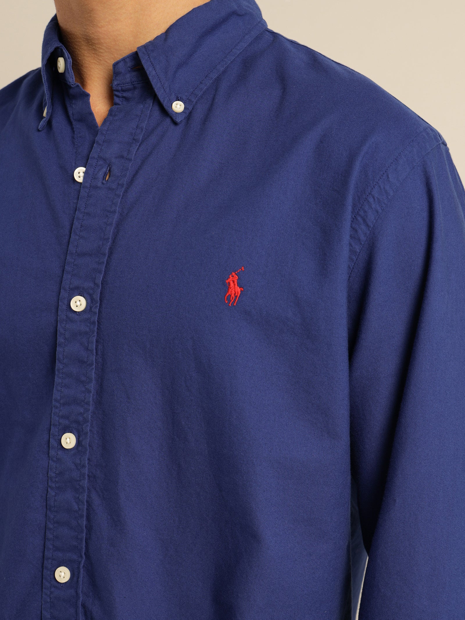 Polo Custom Fit Oxford Shirt