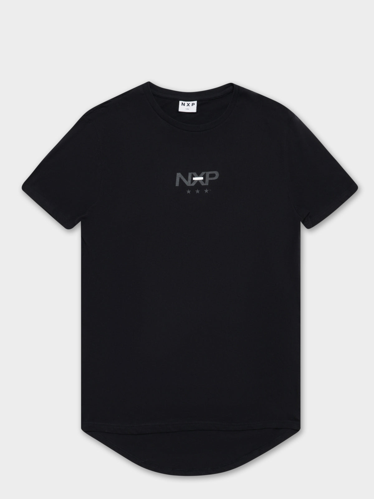 Triggered Cape Back T-Shirt in Black