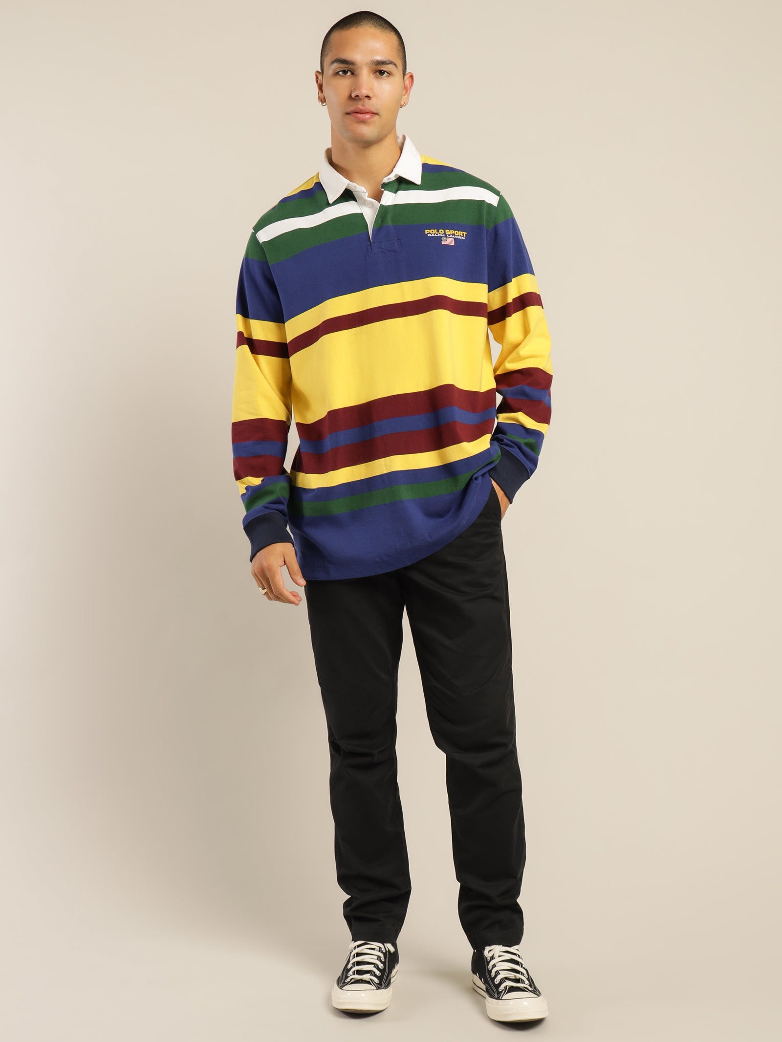 Polo Sport Long Sleeve Rugby Shirt