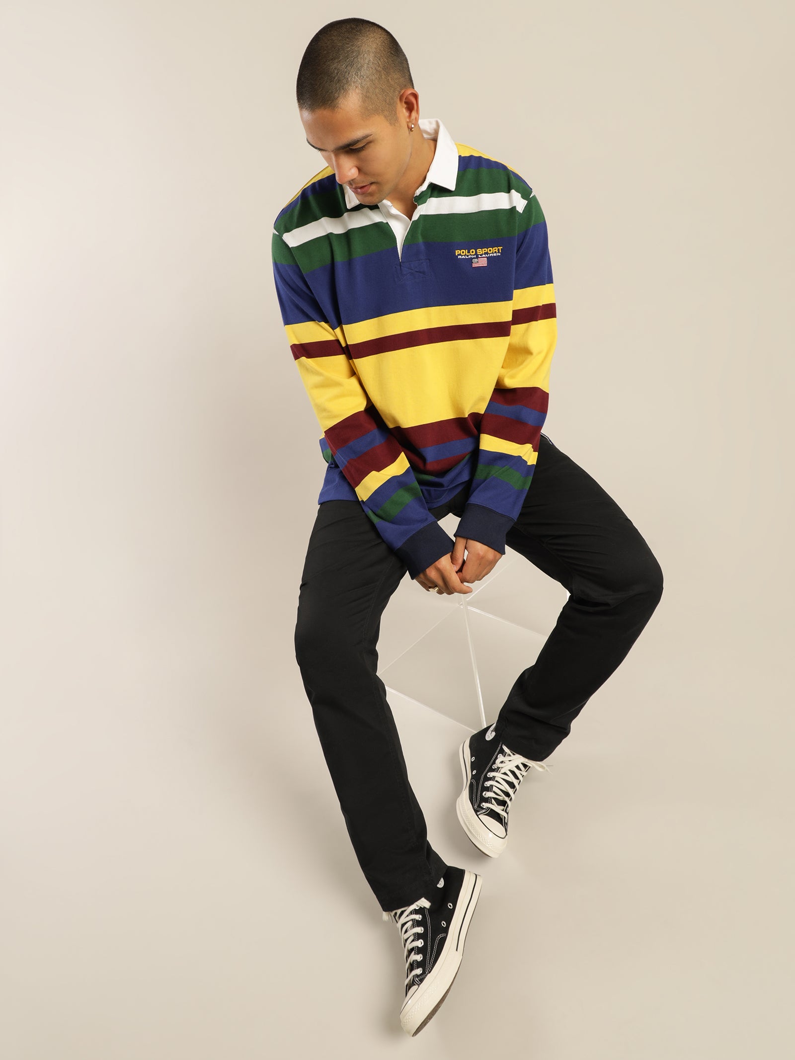 Polo Sport Long Sleeve Rugby Shirt