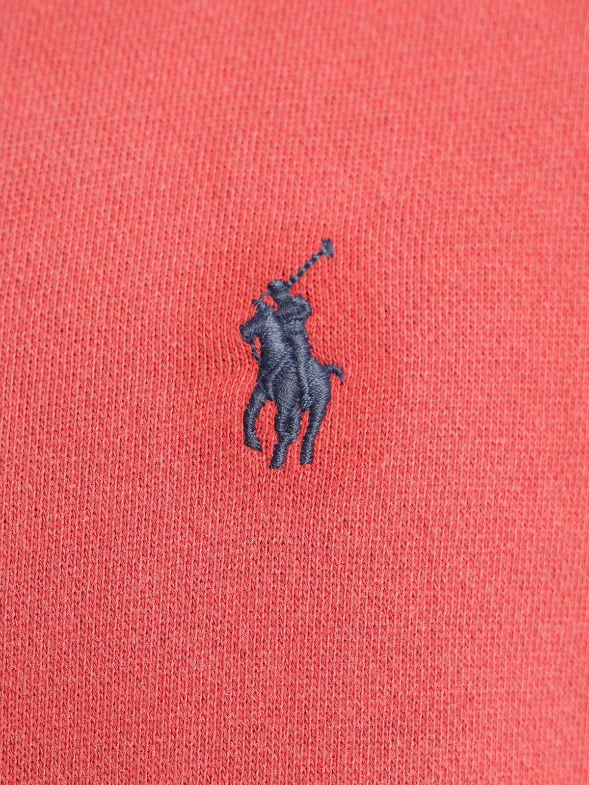 Polo Garment Dyed Fleece Hoodie in Northwest Deep Red