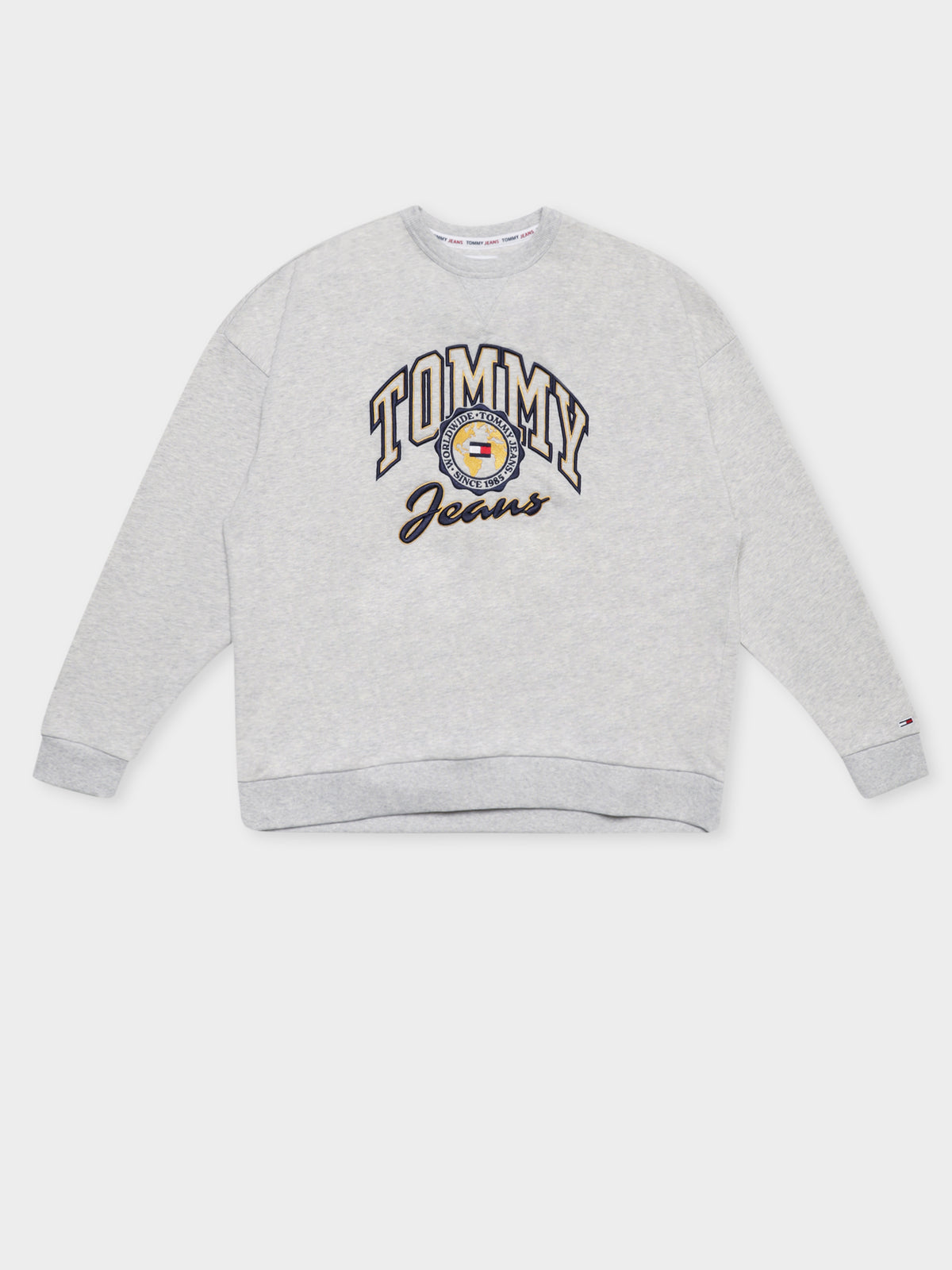 College Archive Crew in Silver Grey Heather