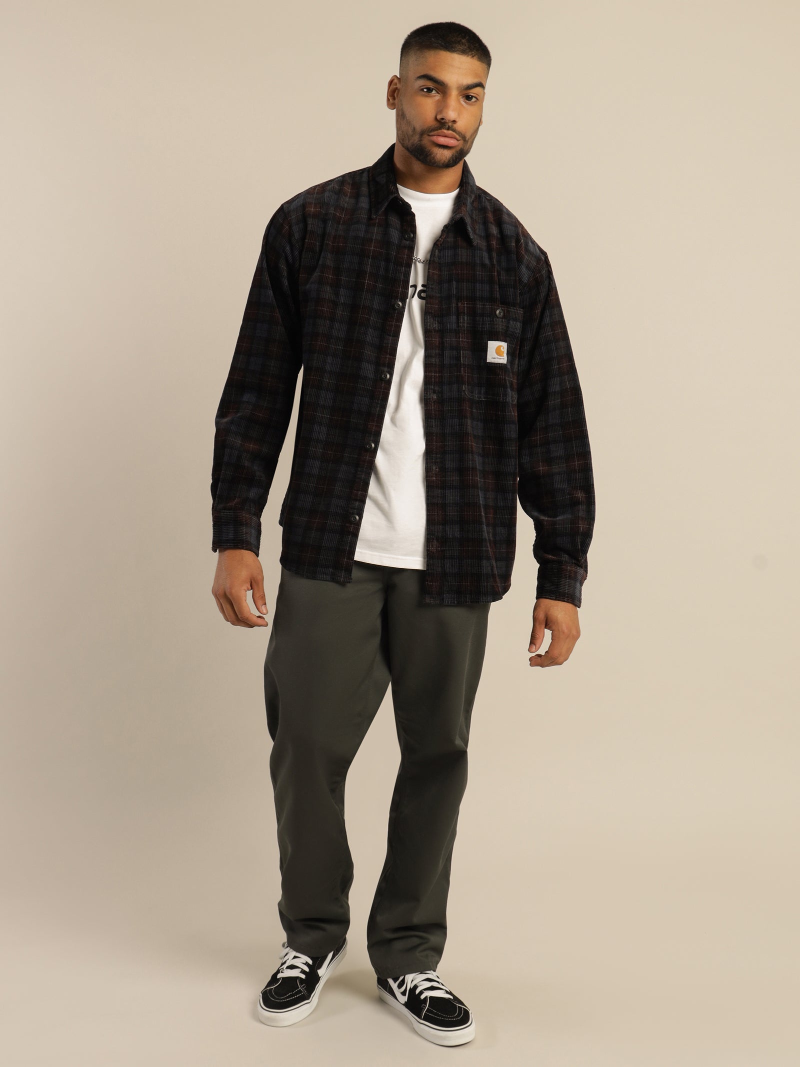 Corduroy Long Sleeve Flint Shirt