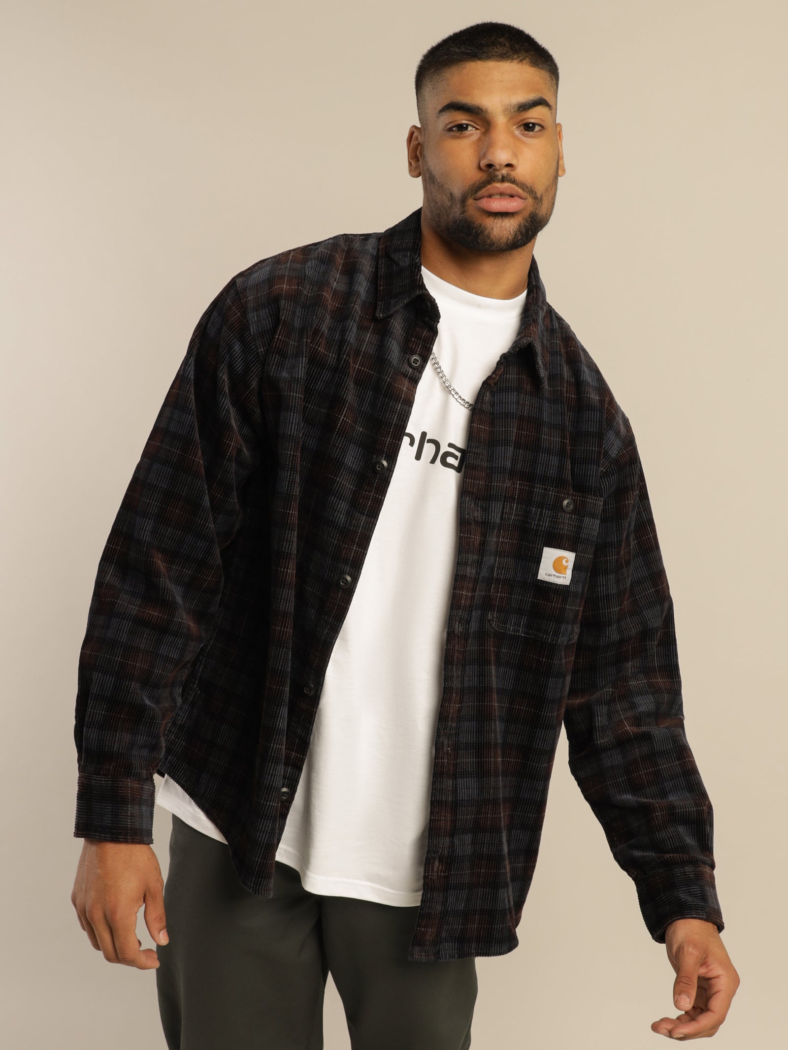 Corduroy Long Sleeve Flint Shirt