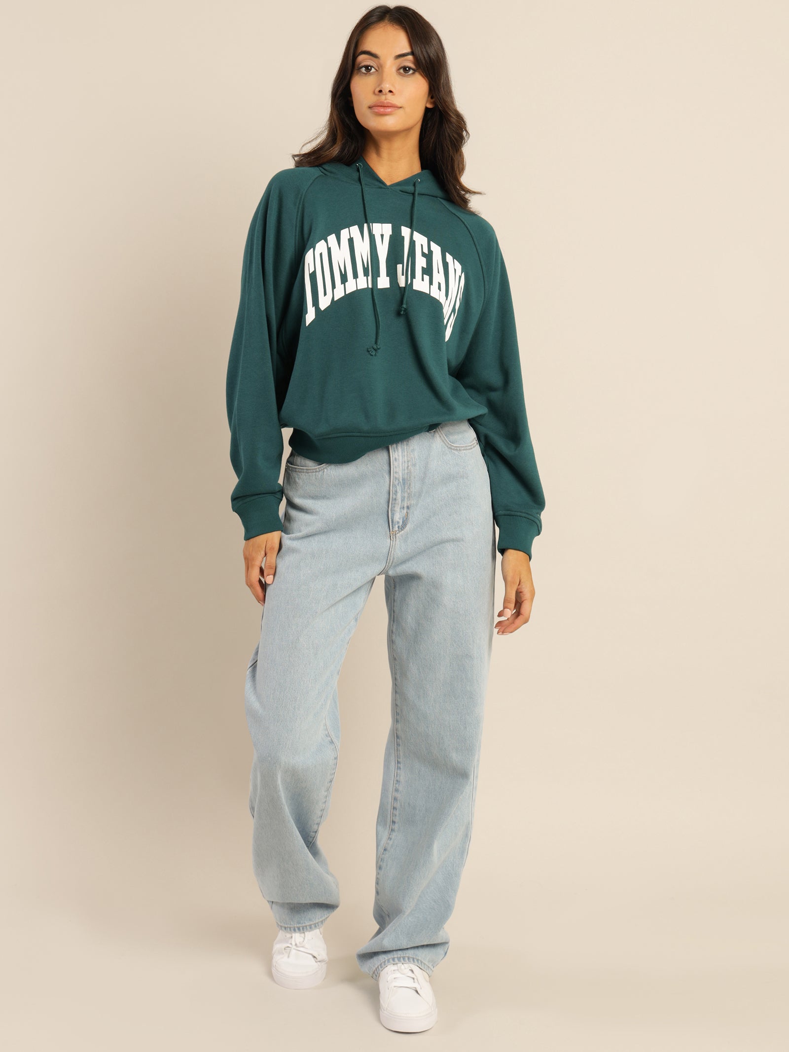 Relaxed College Hoodie