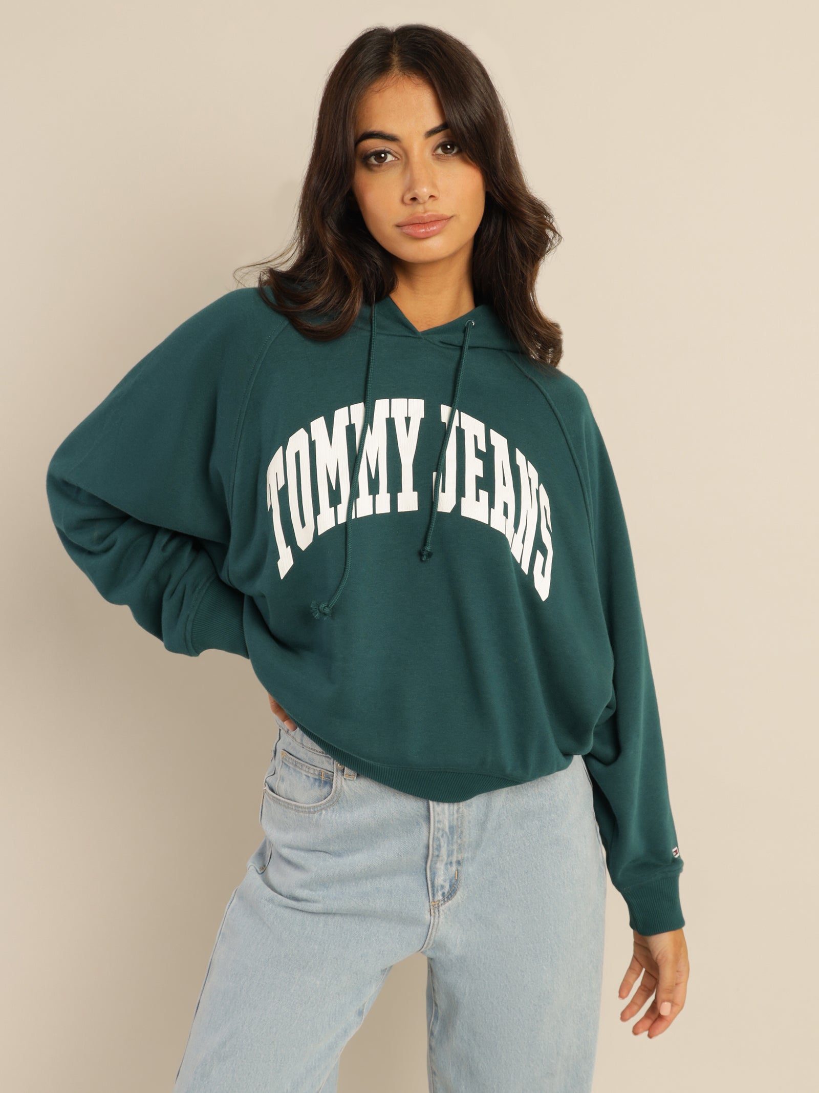 Relaxed College Hoodie