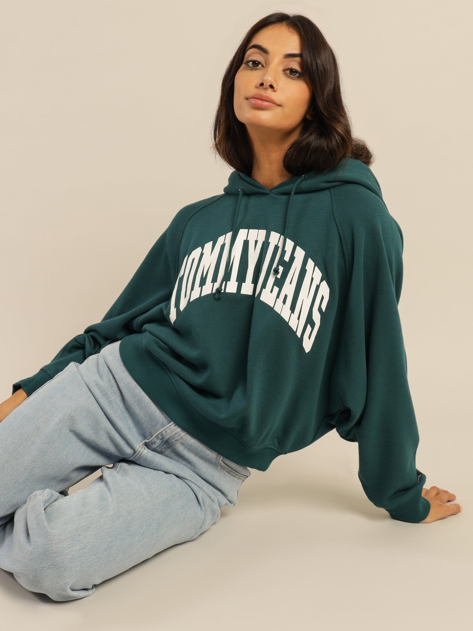 Relaxed College Hoodie