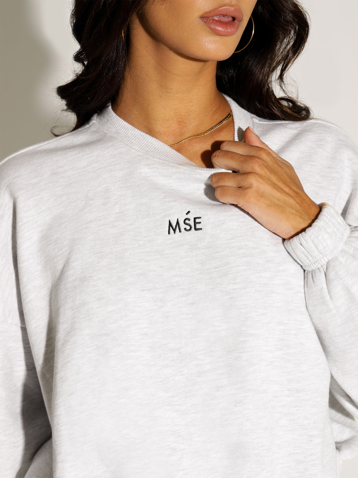 MSE Classic Sweater in Grey Marle