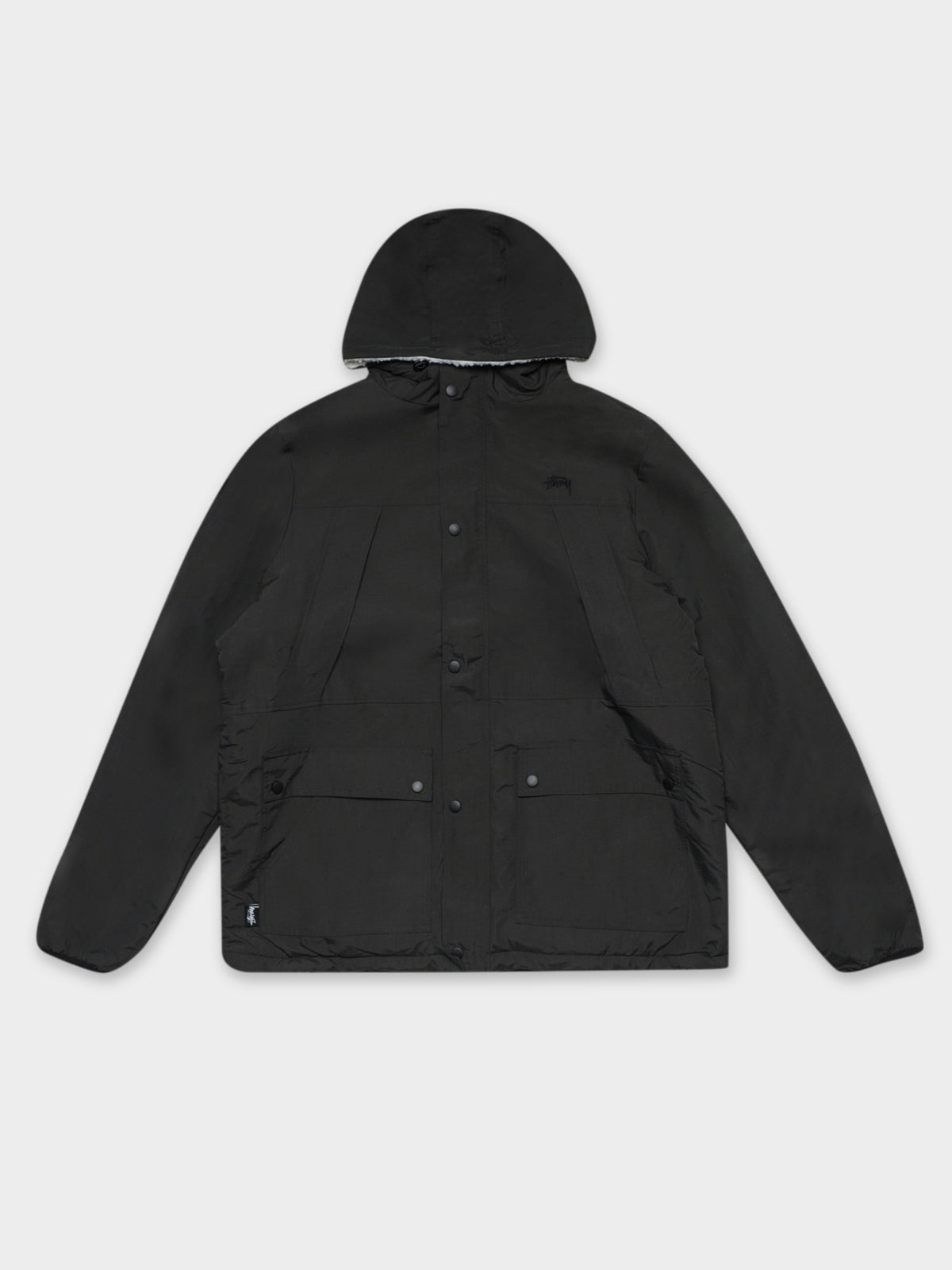 Stock Sherpa Reversible Jacket in Black