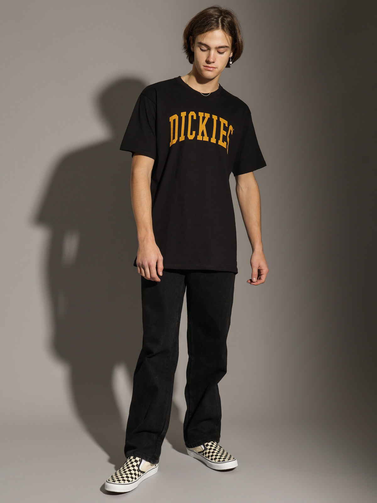 Longview T-Shirt in Black &amp; Yellow