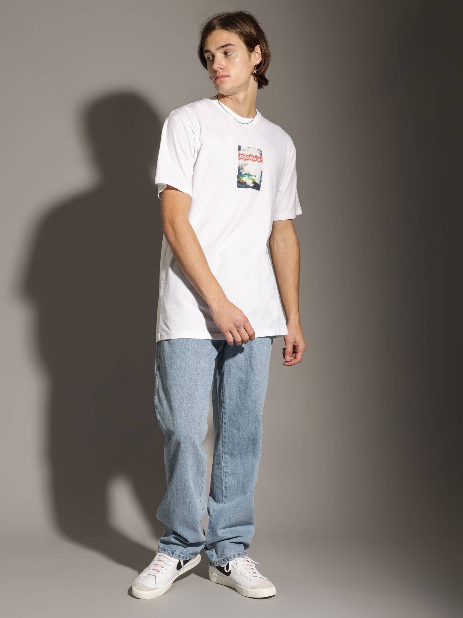 Relaxed Straight Fit 5-Pocket Jeans
