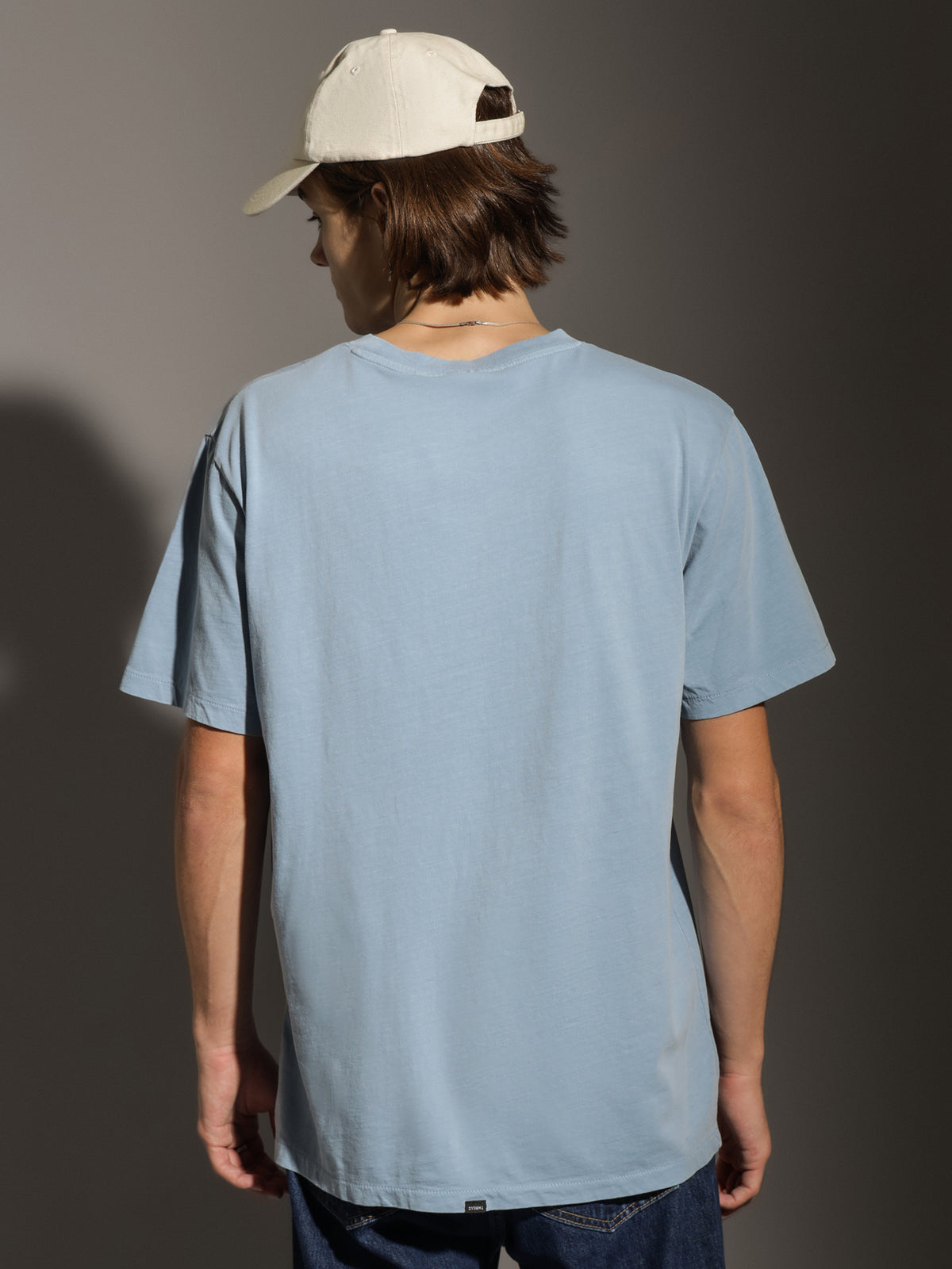Minimal Thrills Merch Fit T-Shirt in Vintage Steel Blue