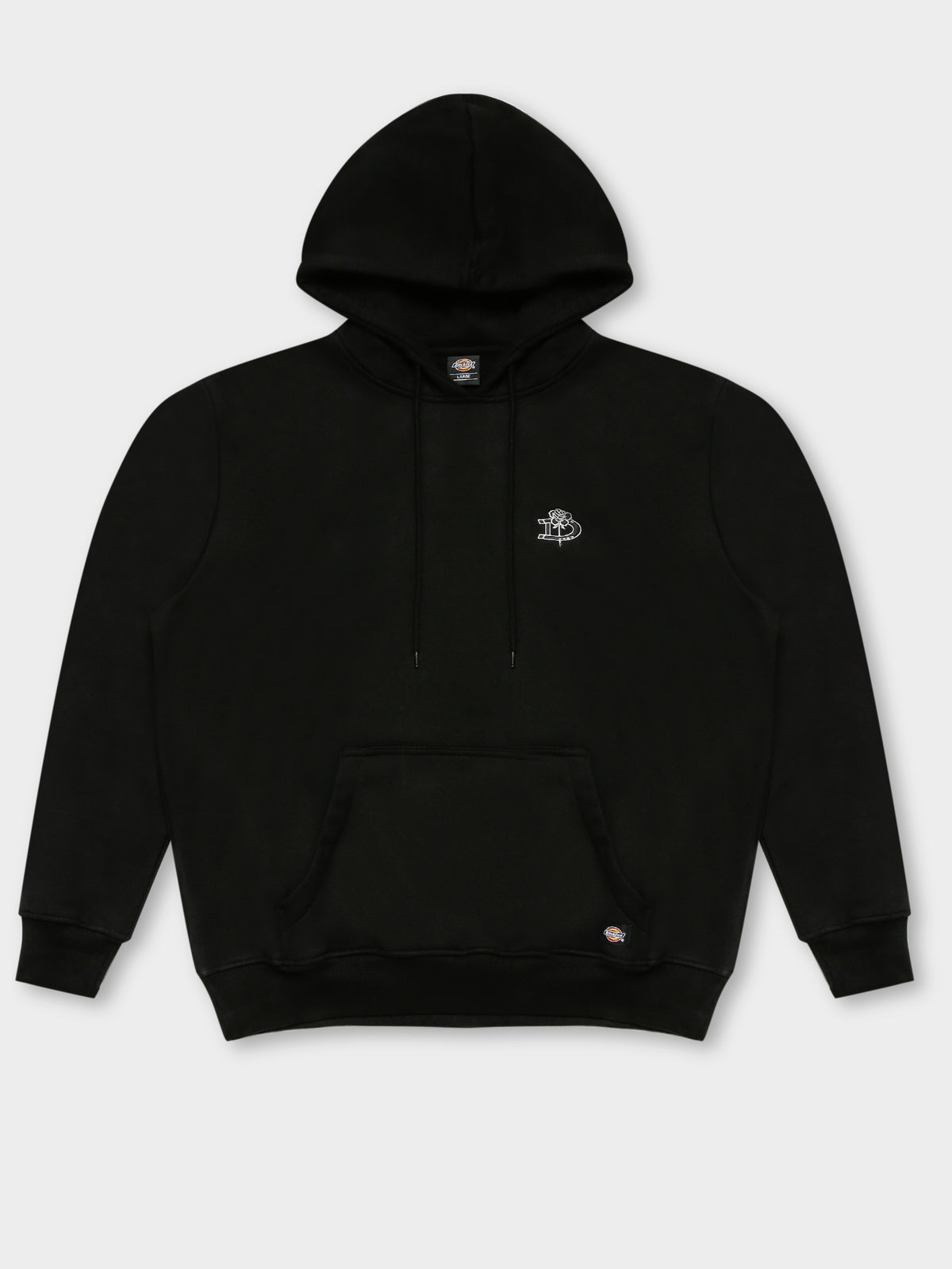 Wired Pull Over Hoodie in Black