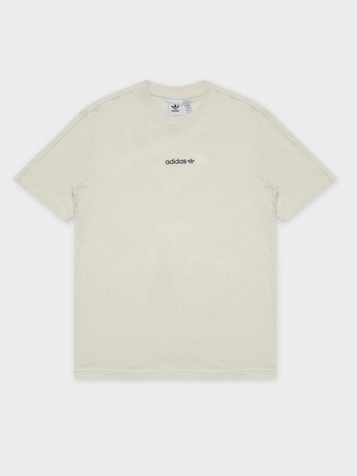 Edge Seam T-Shirt in Aluminium White
