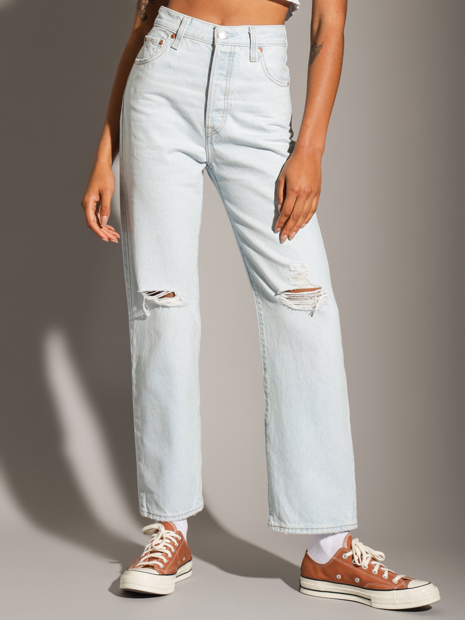 Ribcage Straight Ankle Jeans
