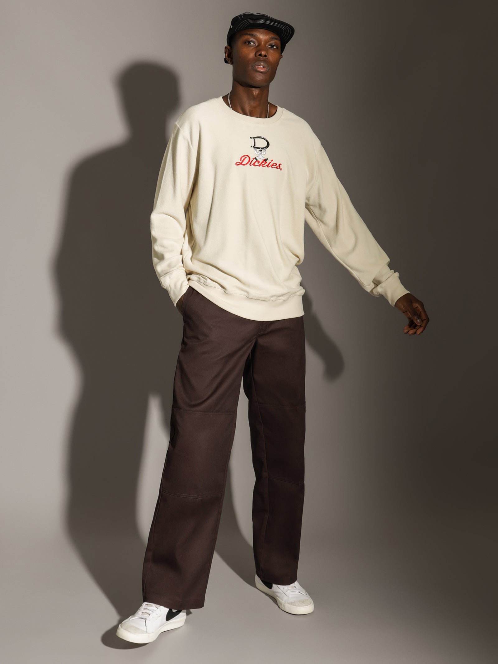 85-283 Loose Fit Double Knee Pants