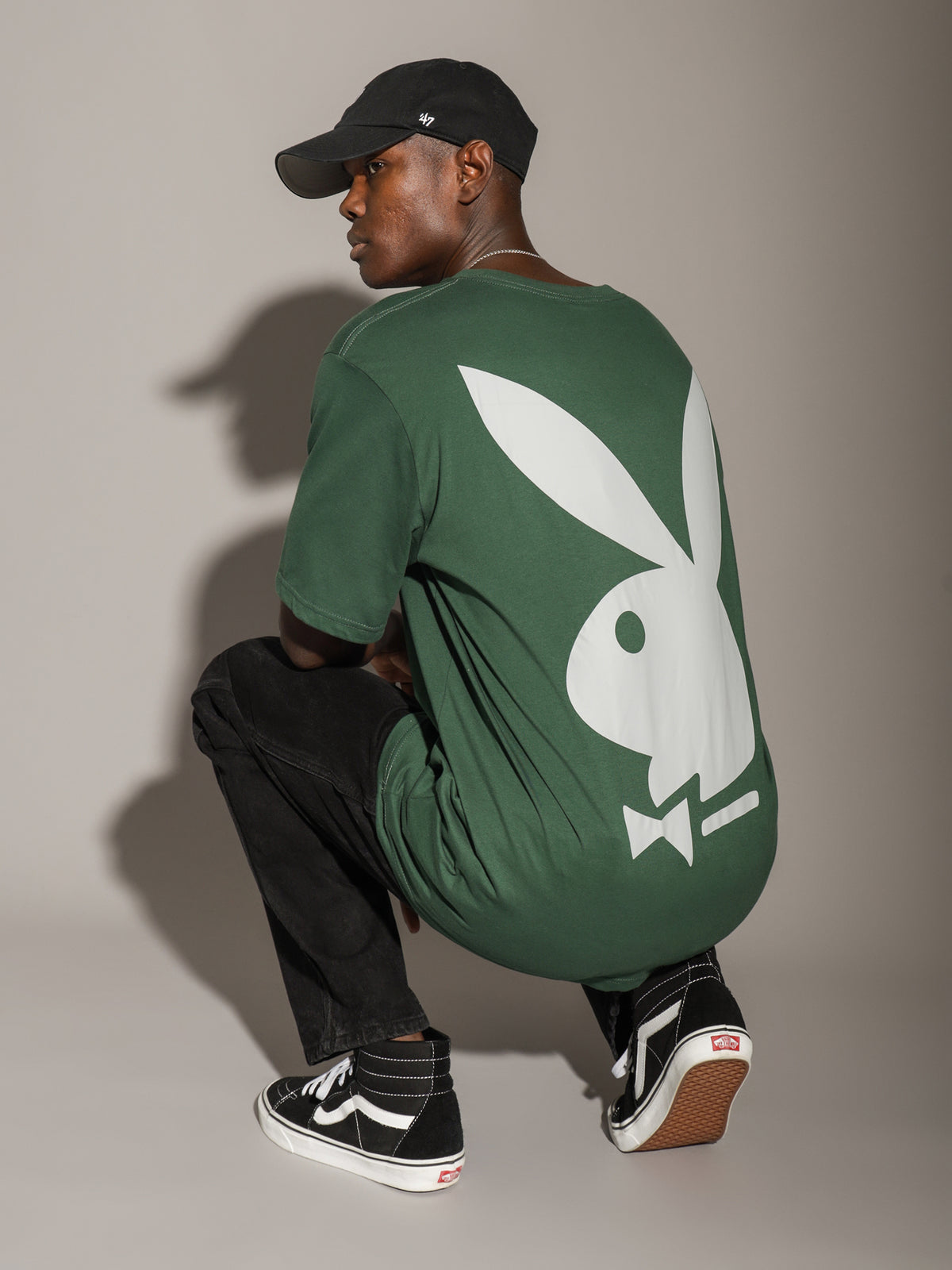 Bunny Stack T-Shirt in Emerald Green