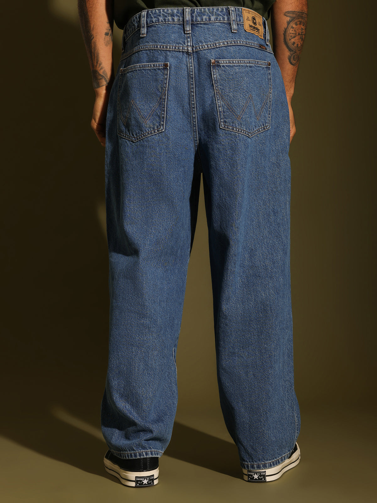 Super Baggy Jeans in Space Lord Mid Blue