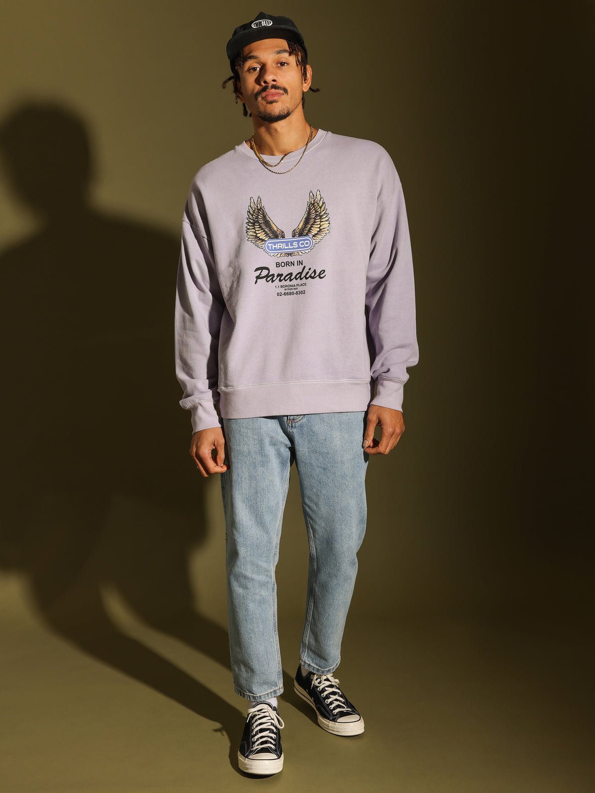 Wing of Paradise Sweat in Lilac