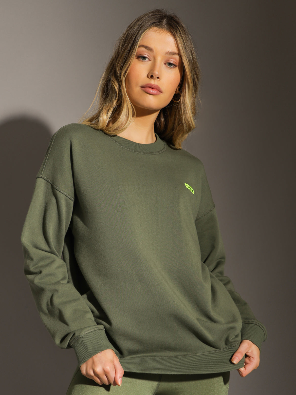 Playout Sweater in Four Leaf Clover Green