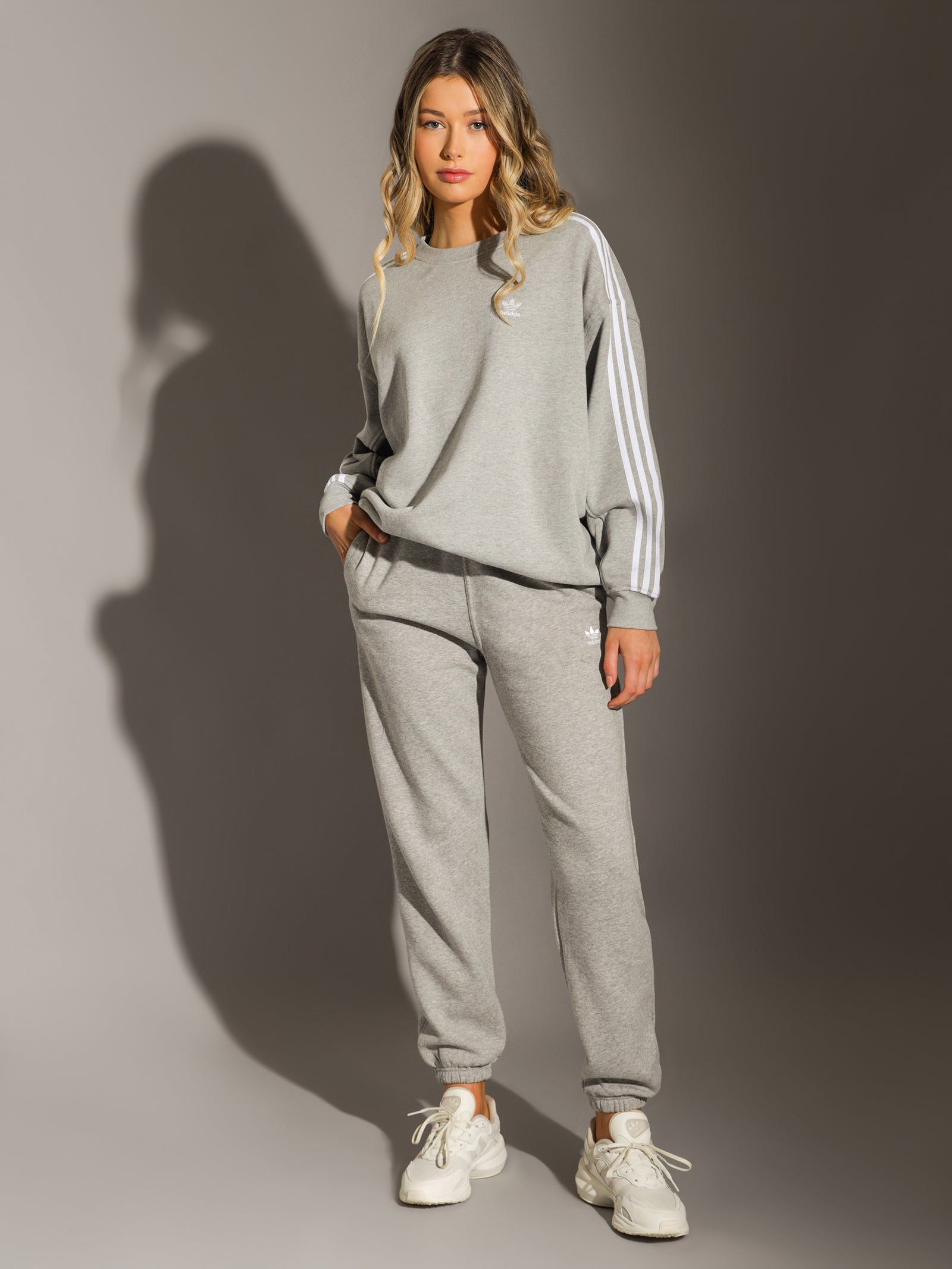 Adidas Oversized Sweatshirt Medium Grey Glue Store