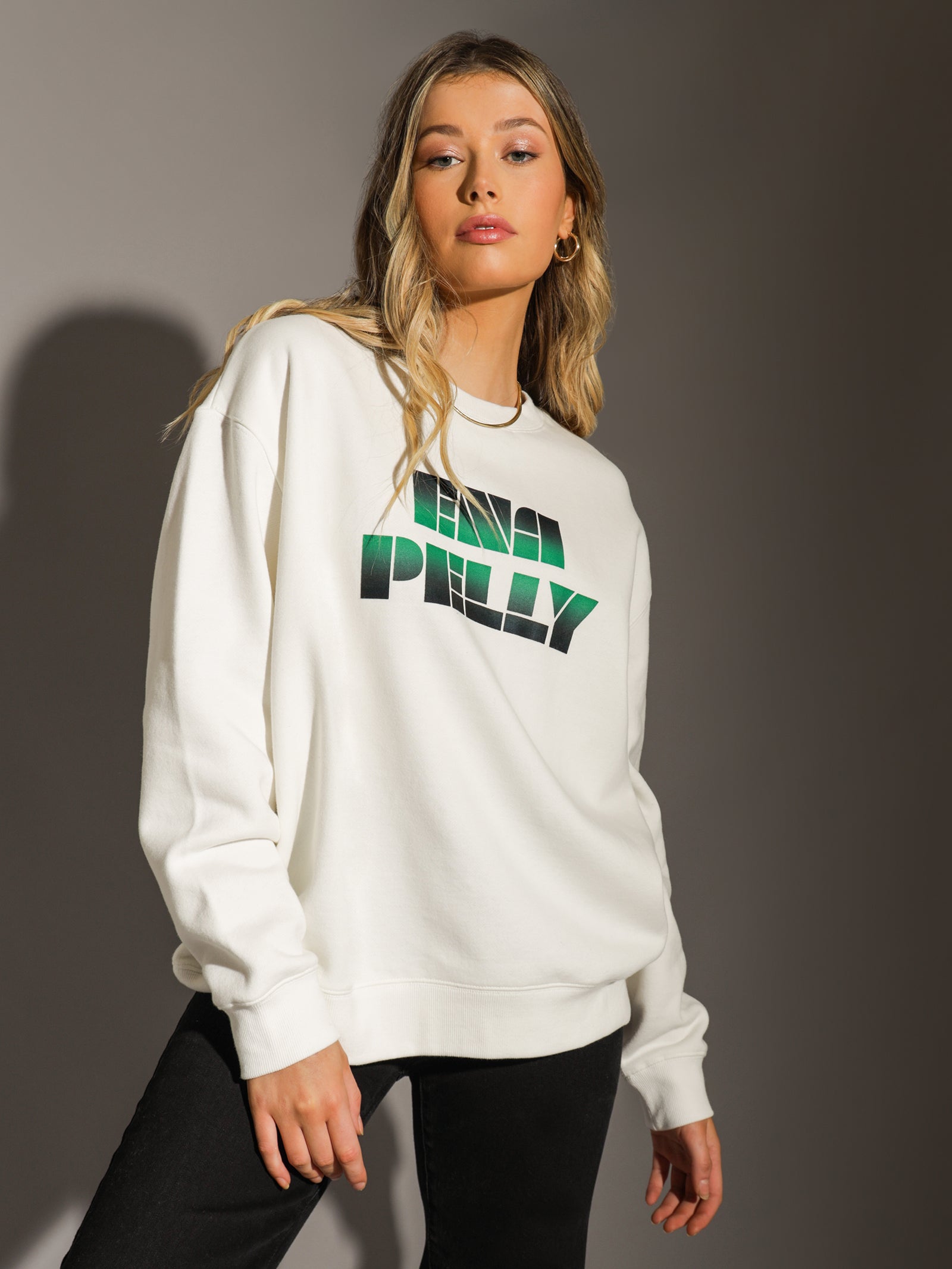 Ombre Sweater in Vintage White - Glue Store