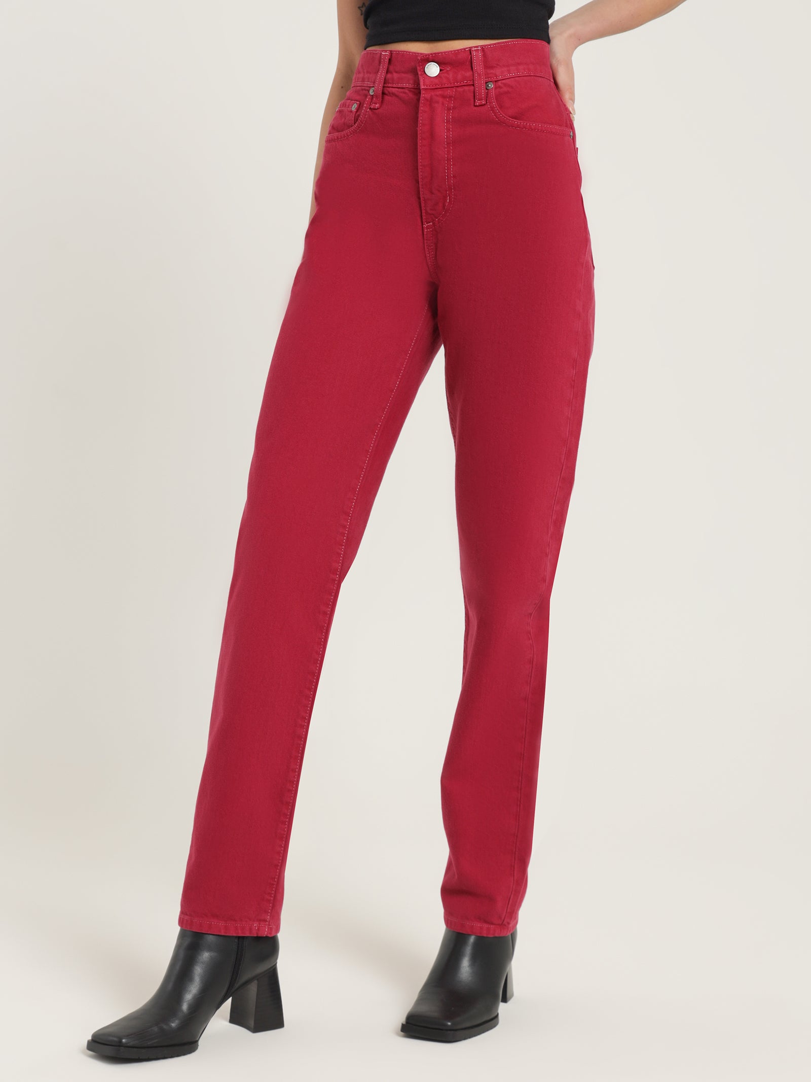 Nobody Denim Andi Jeans Cherry | Glue Store