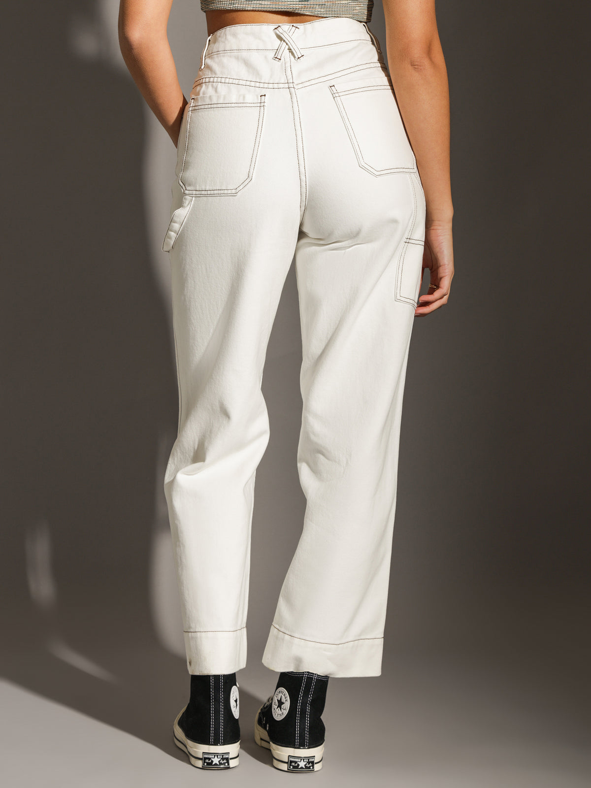 Harlem Carpenter Pants in Unbleached White