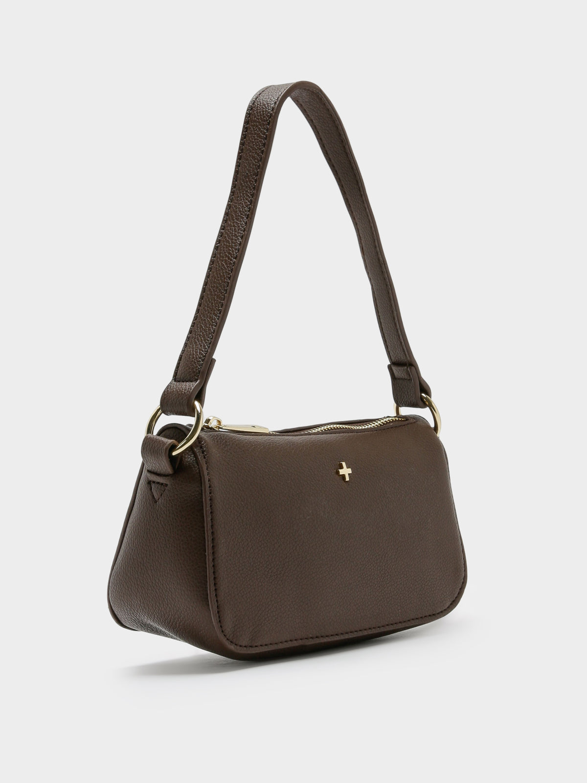 Valencia Shoulder Bag in Chocolate Brown