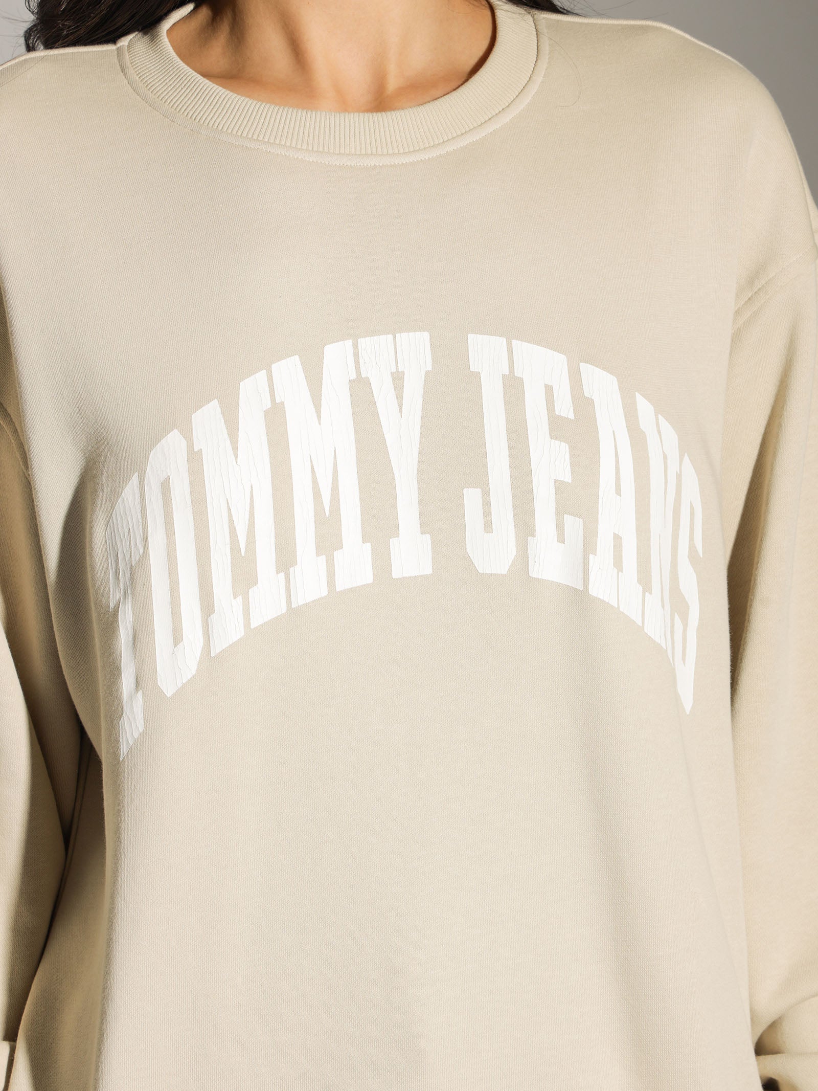 Relaxed College Crew Sweater