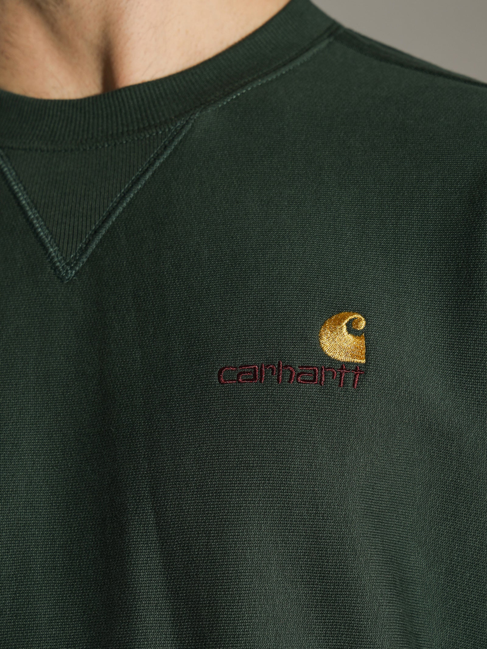 Long Sleeve American Script Crew