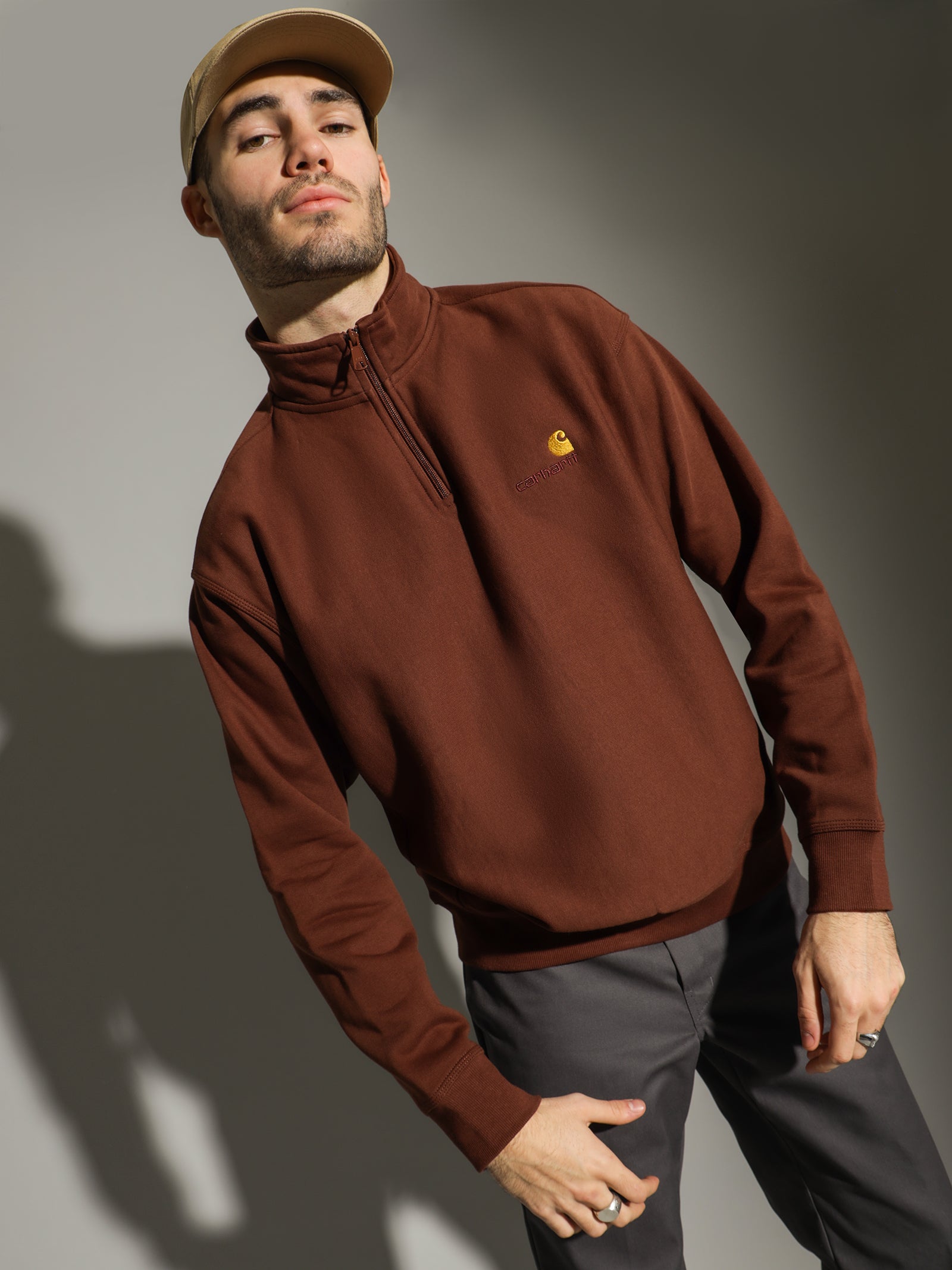 Half Zip American Script Sweat