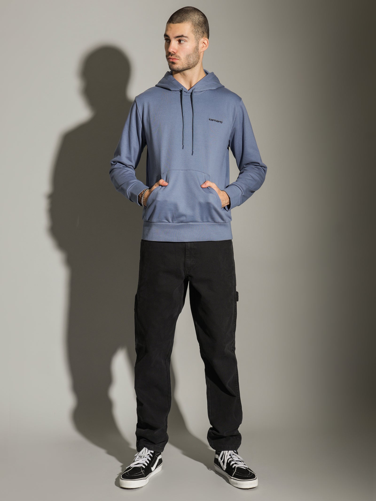 Script Embroidery Hoodie