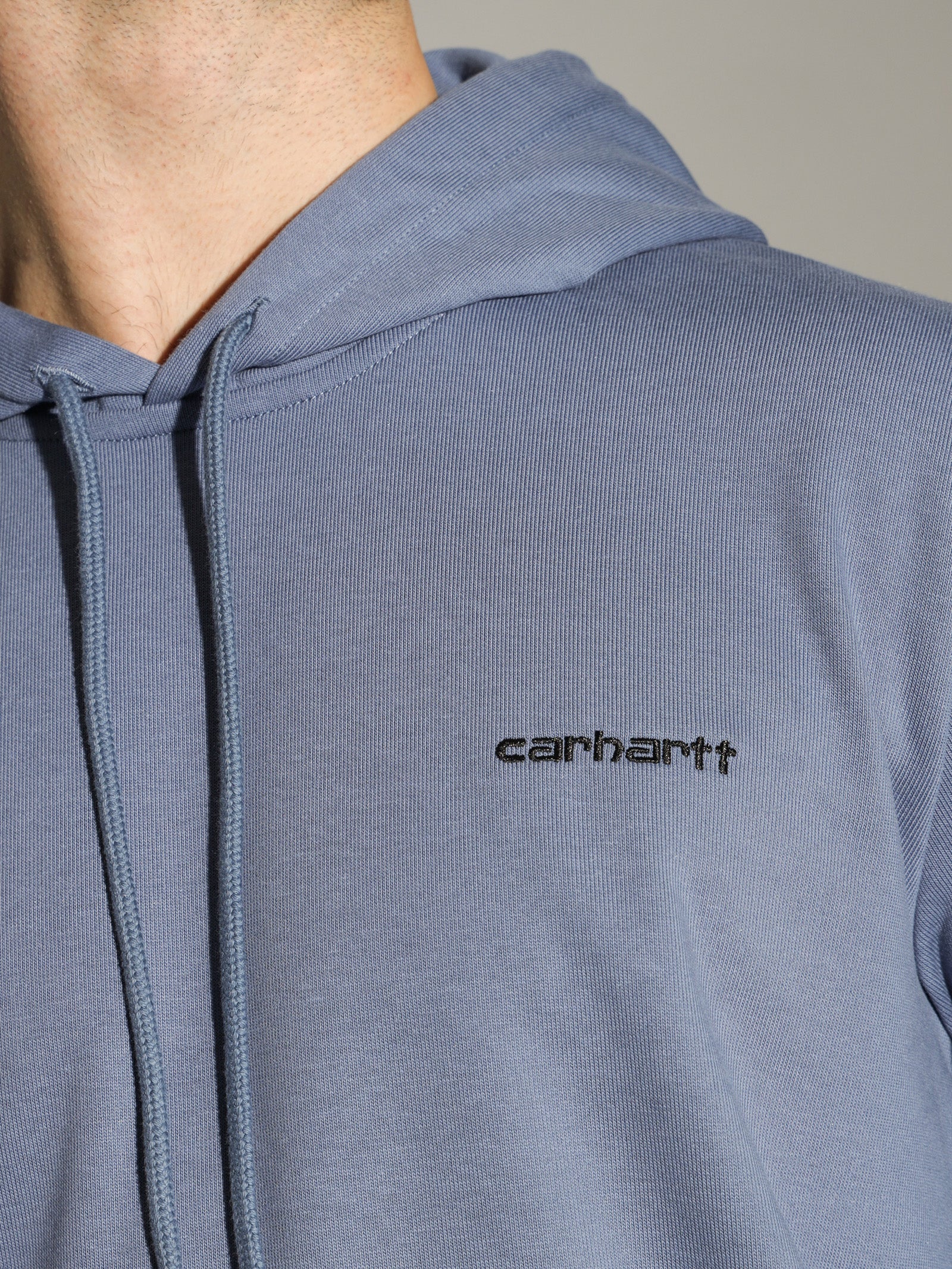 Script Embroidery Hoodie