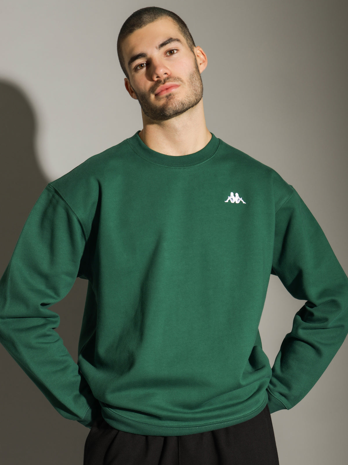 Authentic Steve Jumper in Green Posy