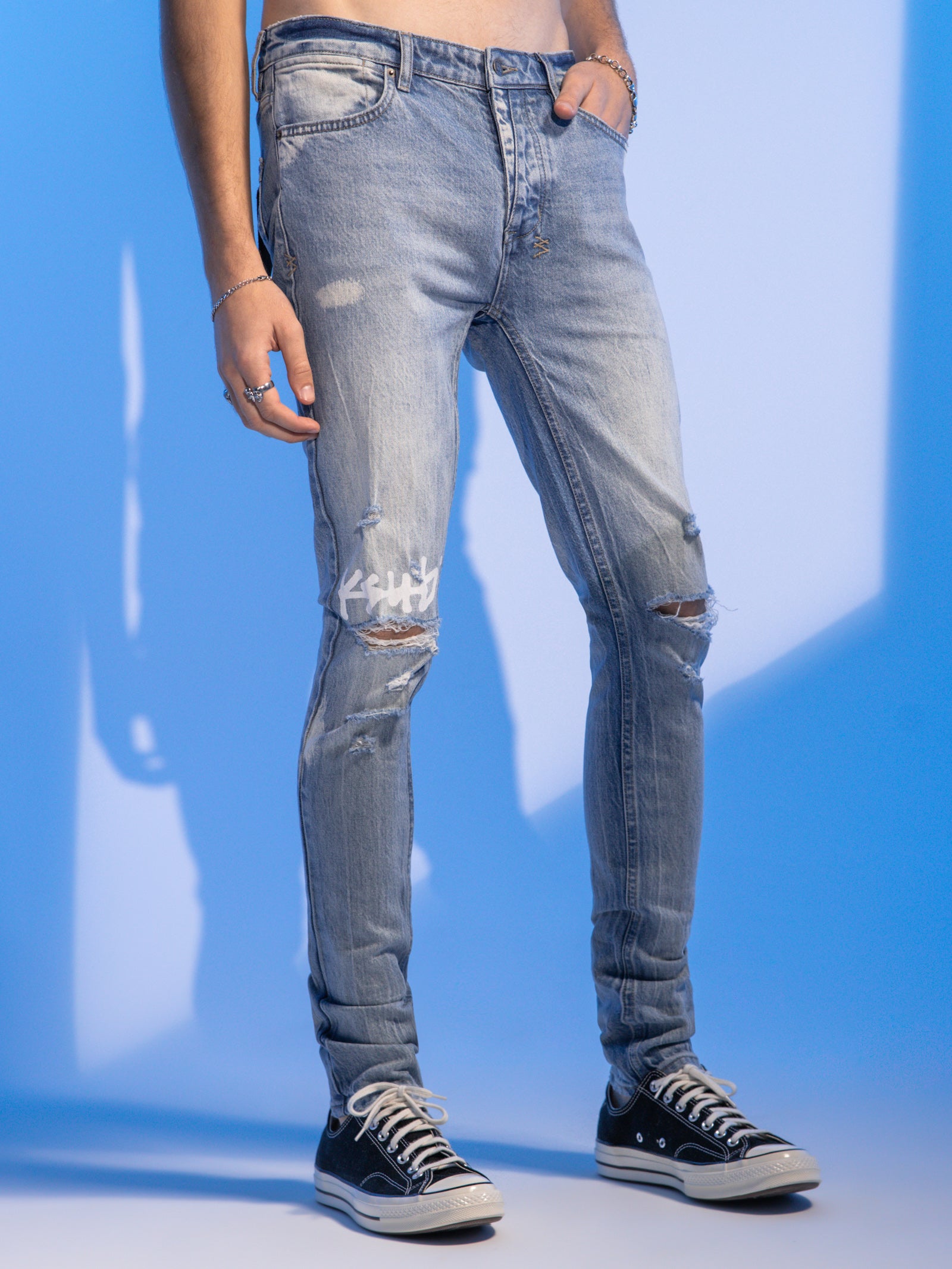 Ksubi Van Winkle Skinny Jeans Denim Glue Store