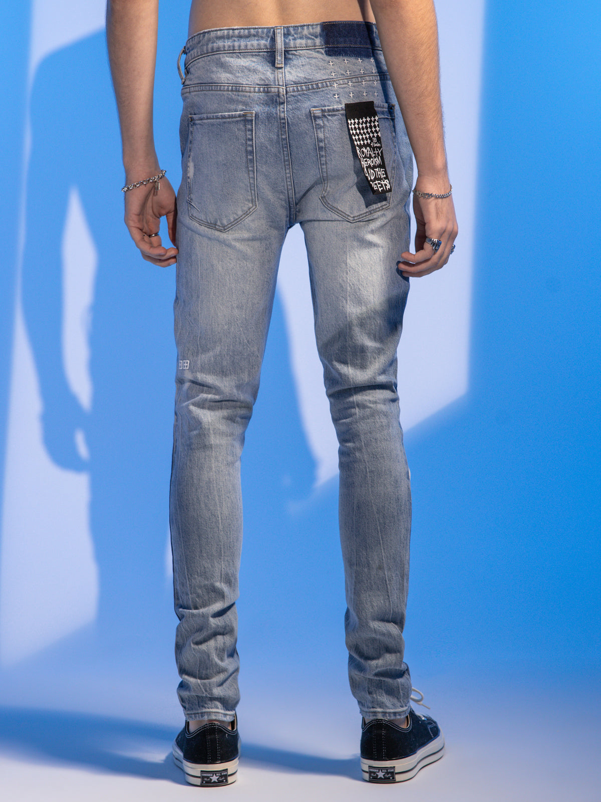 Van Winkle Skinny Jeans in Vertigo Plus Blue