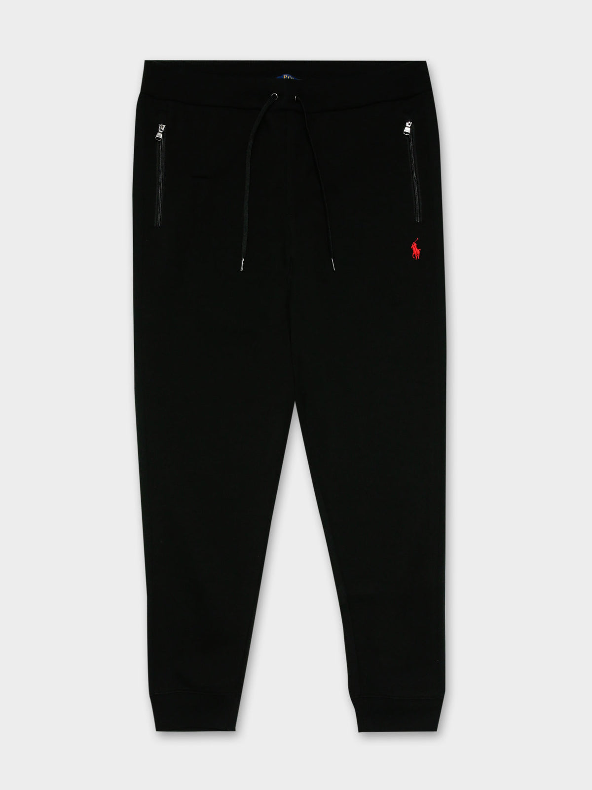 Polo 30/1 Double Knit Jogger in Black