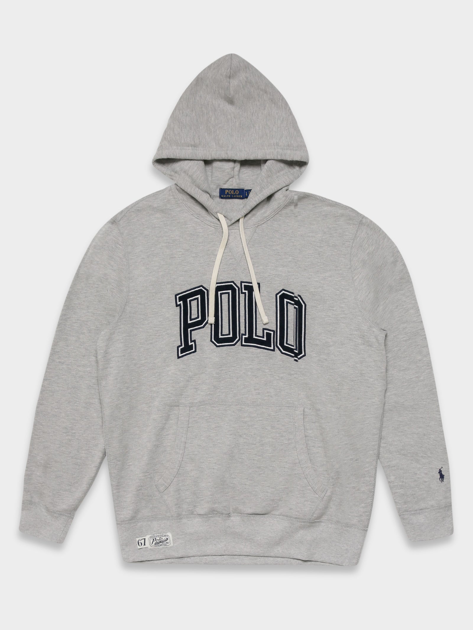 RL Applique Hooded Fleece